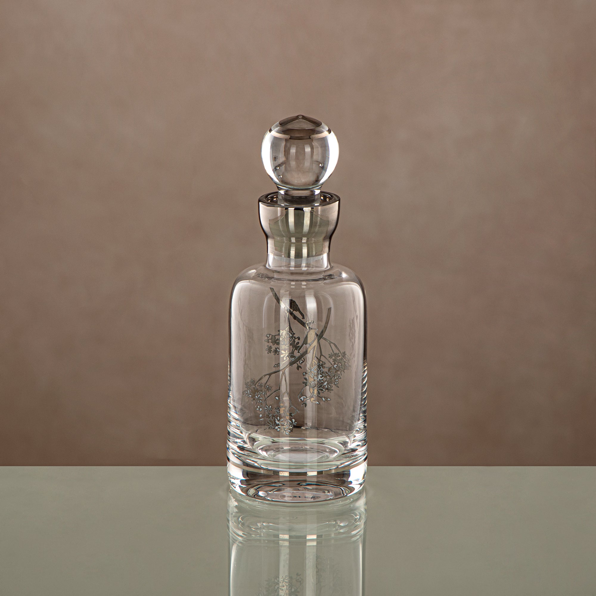 Almarjan Perfume Bottle Clear & silver 16.5 tola (0862P-XQZT-SIL) Gatherings, special occasions, Ramadan, eid