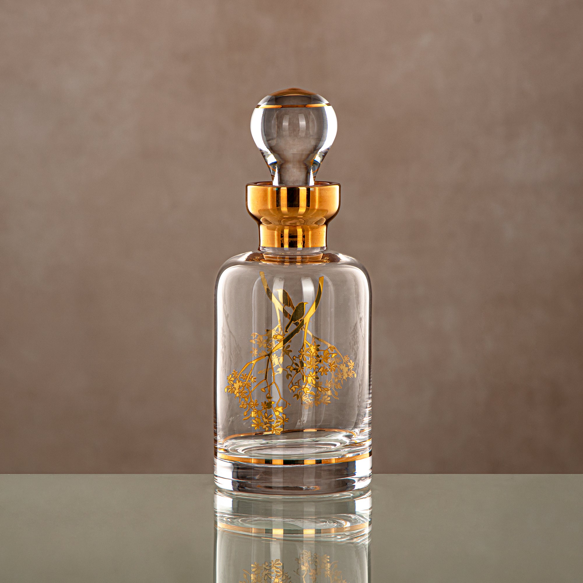 Almarjan Perfume Bottle Clear & Gold 29 tola (0863P-XQZT-GLD) Gatherings, special occasions, Ramadan, eid