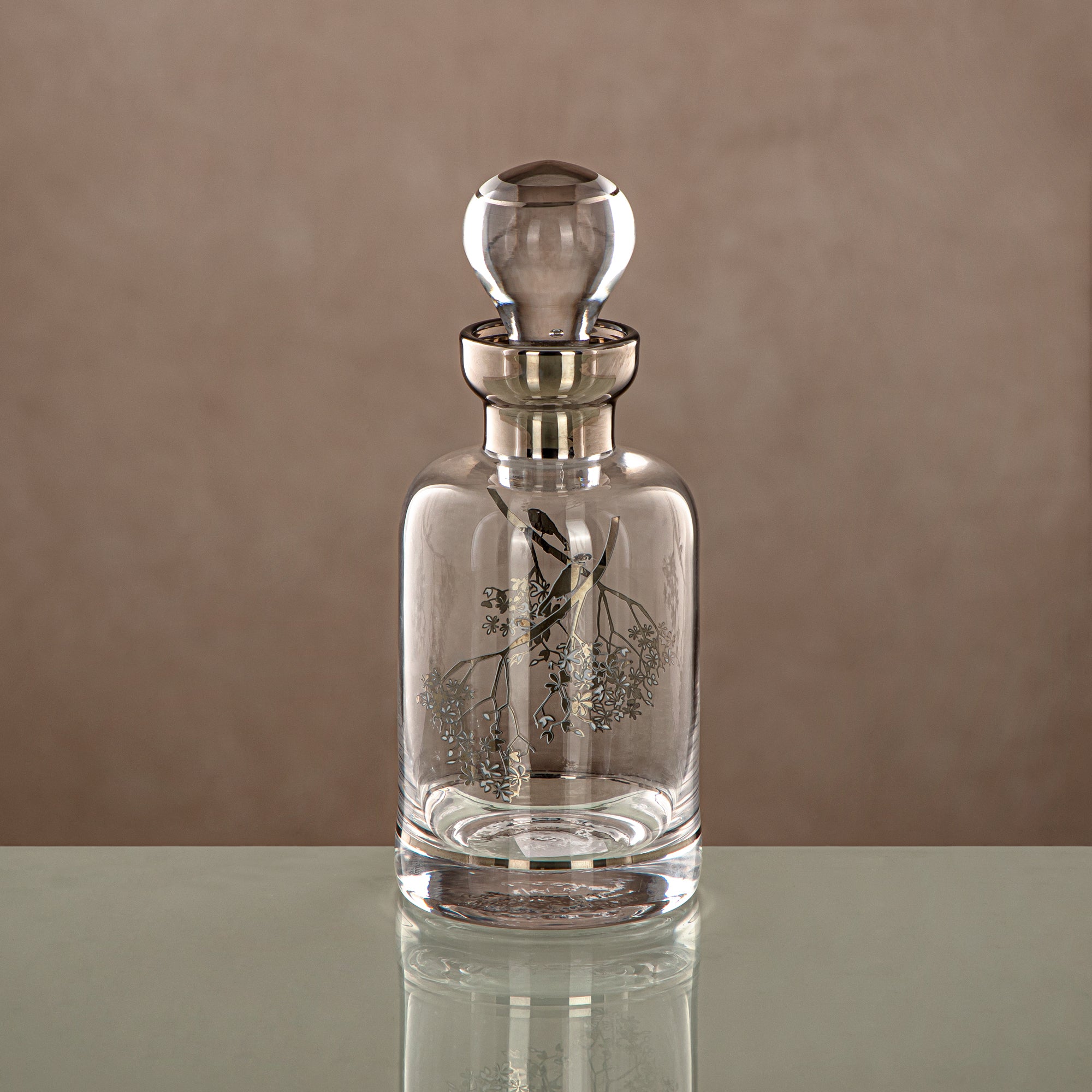 Almarjan Perfume Bottle Clear & silver 29 tola (0863P-XQZT-SIL) Gatherings, special occasions, Ramadan, eid