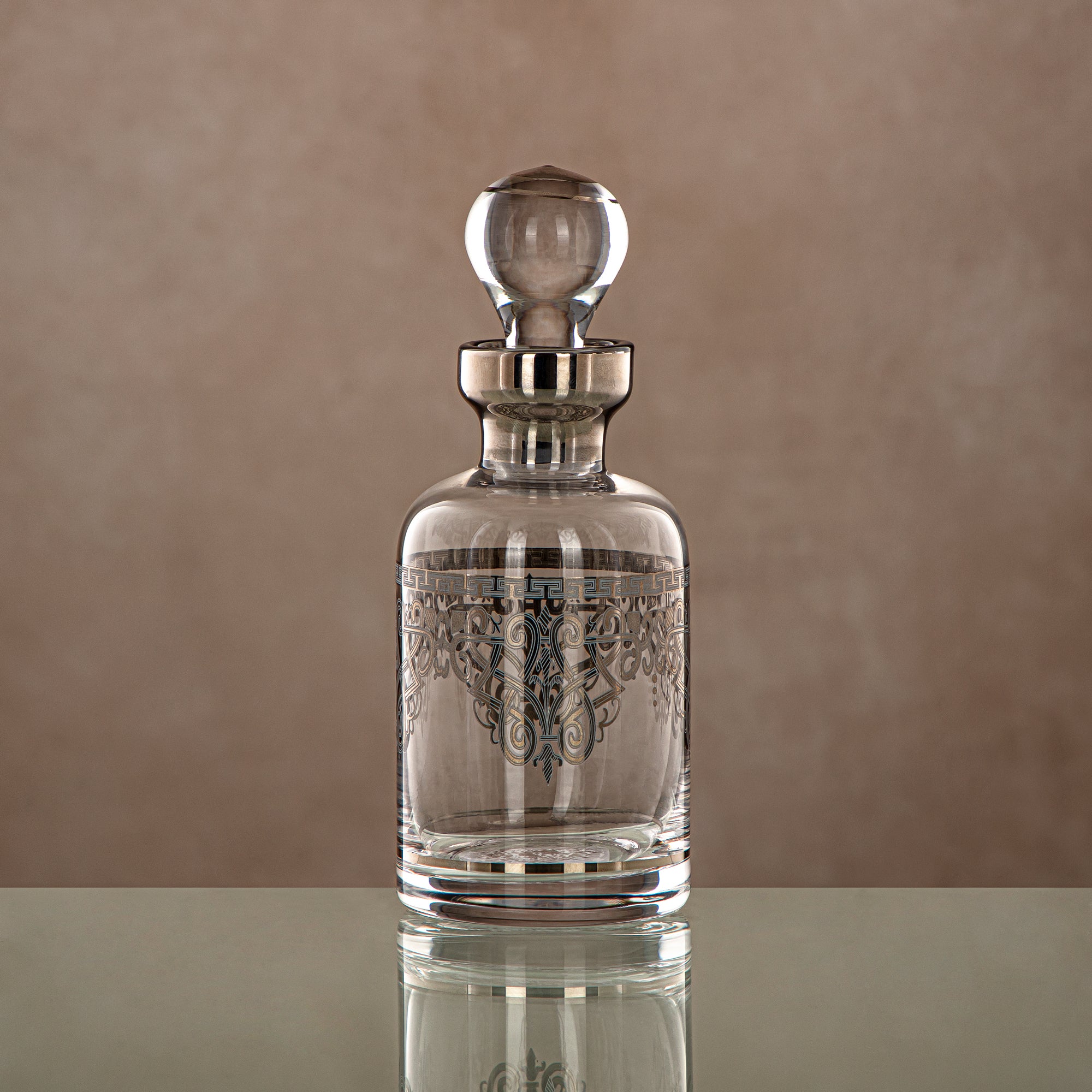 Almarjan Perfume Bottle Clear & silver 29 tola (0863P-YCS-SIL) Gatherings, special occasions, Ramadan, eid