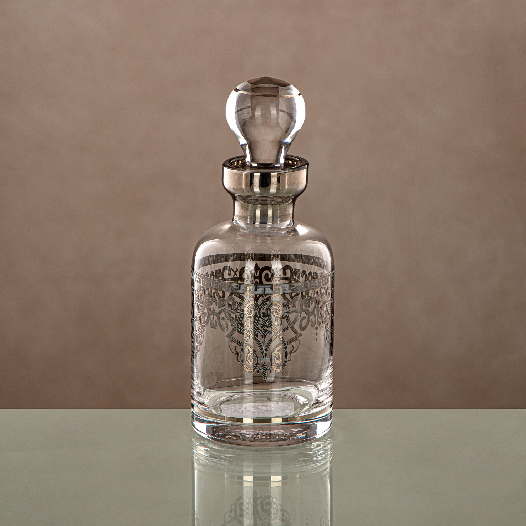 Almarjan Perfume Bottle Clear & silver 29 tola (0863P-YCS-SIL) Gatherings, special occasions, Ramadan, eid