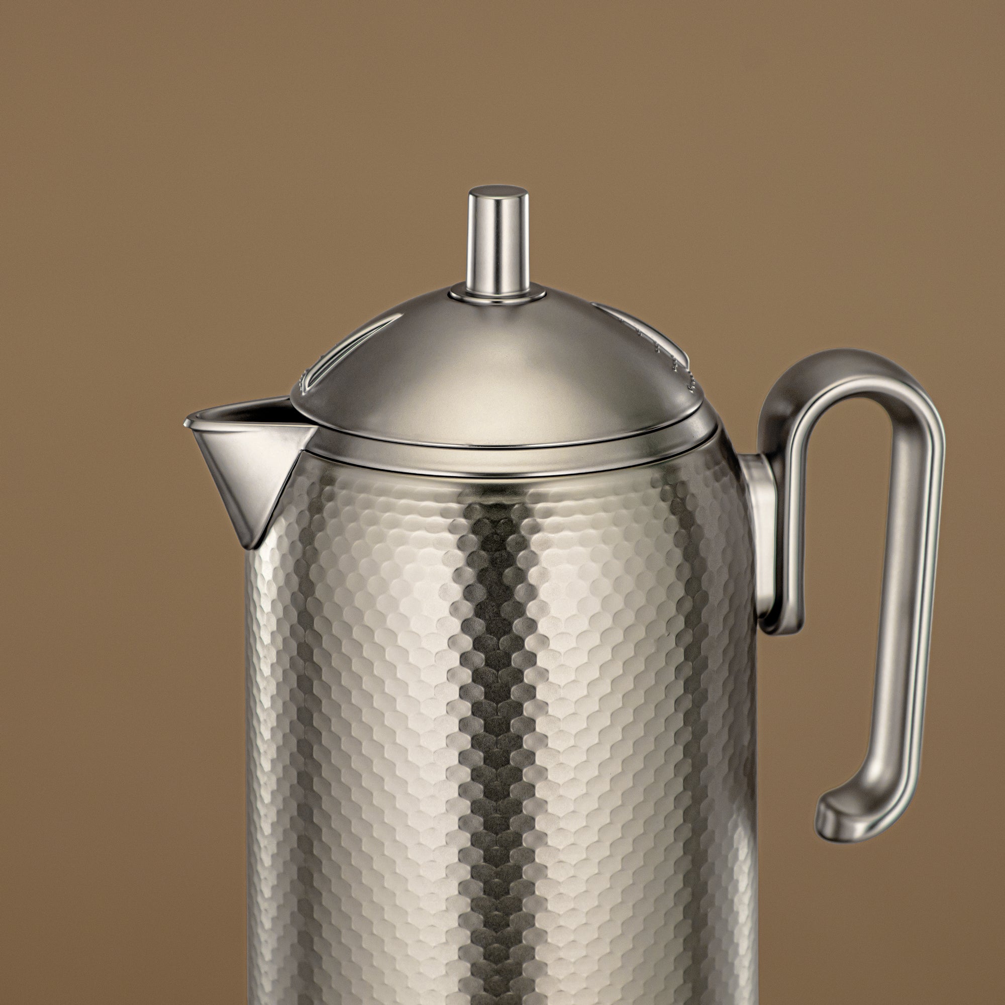 Almarjan Vacuum Flask 0.65L Matt Nickel