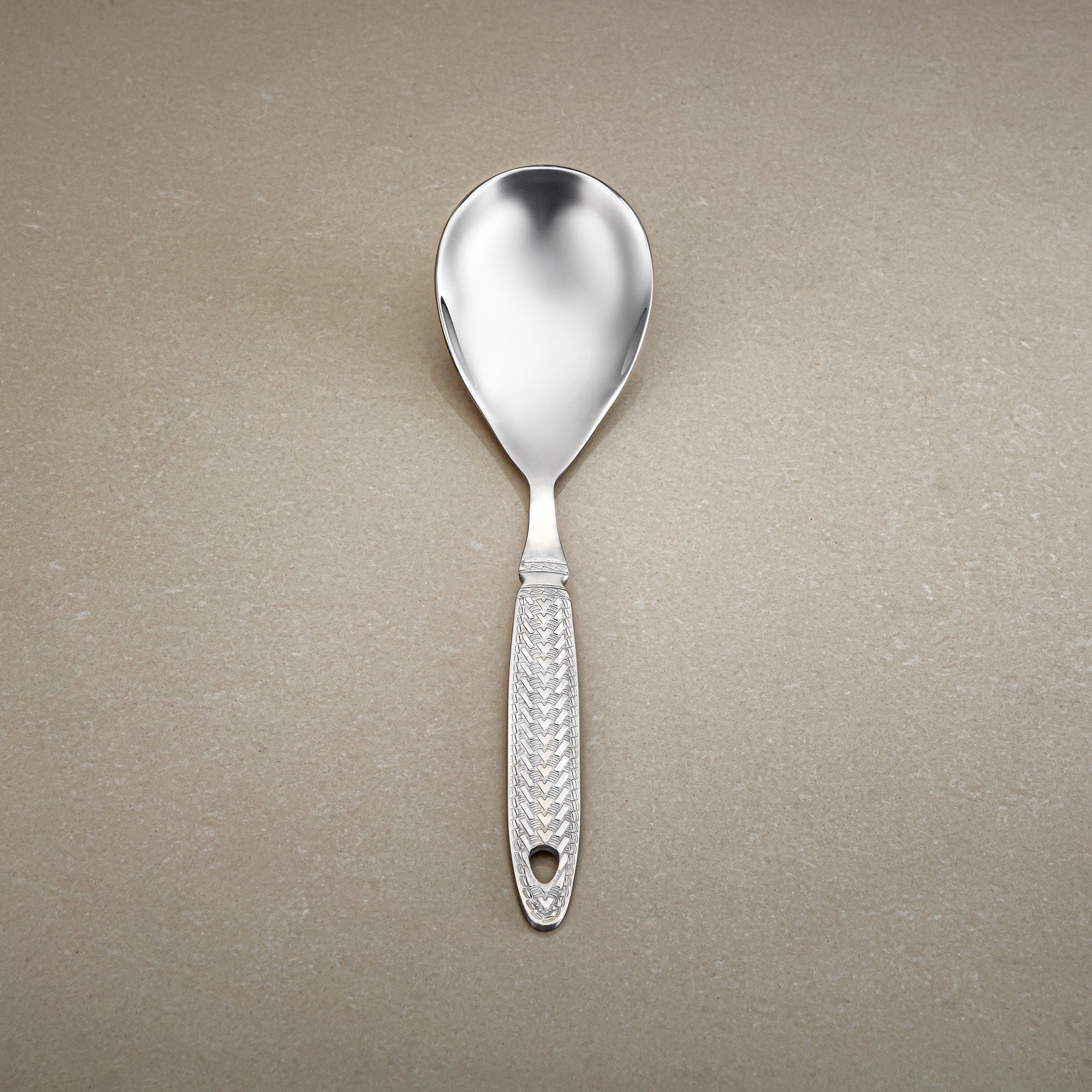 Almarjan Rice Spoon, Stainless Steel, Silver (CUT0010473) Elegant Flatware