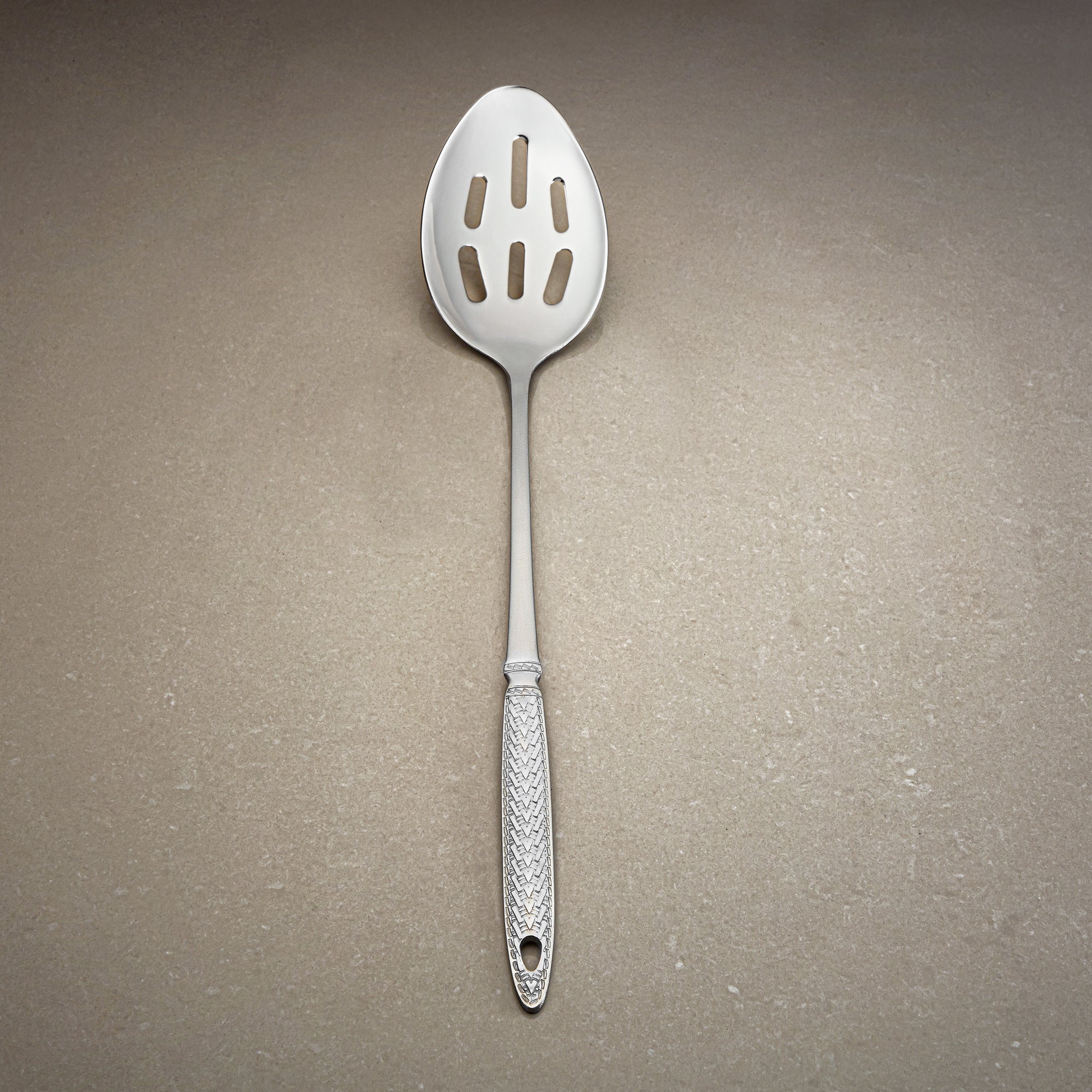 Almarjan Slotted Spoon, Stainless Steel, Silver (CUT0010499) Elegant Flatware