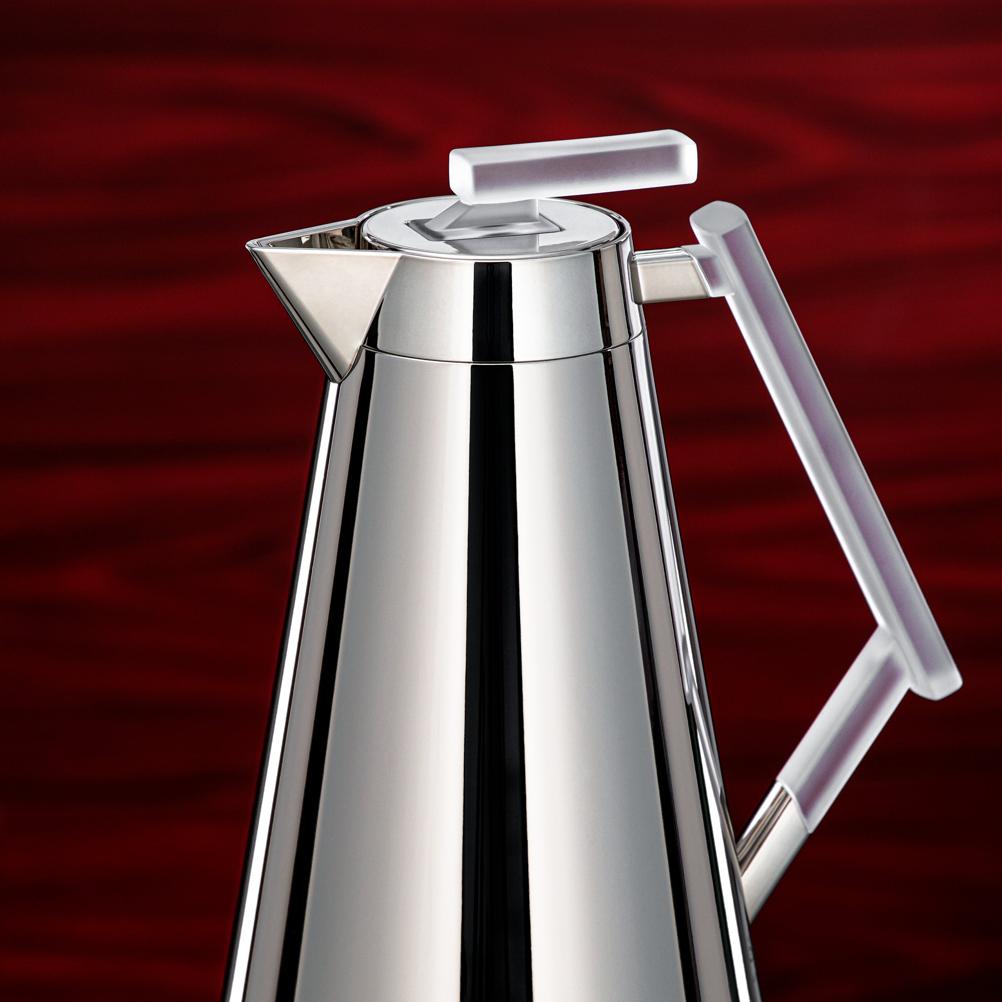 طقم ترامس المرجان 0.7 لتر و1 لتر فضي وفروست