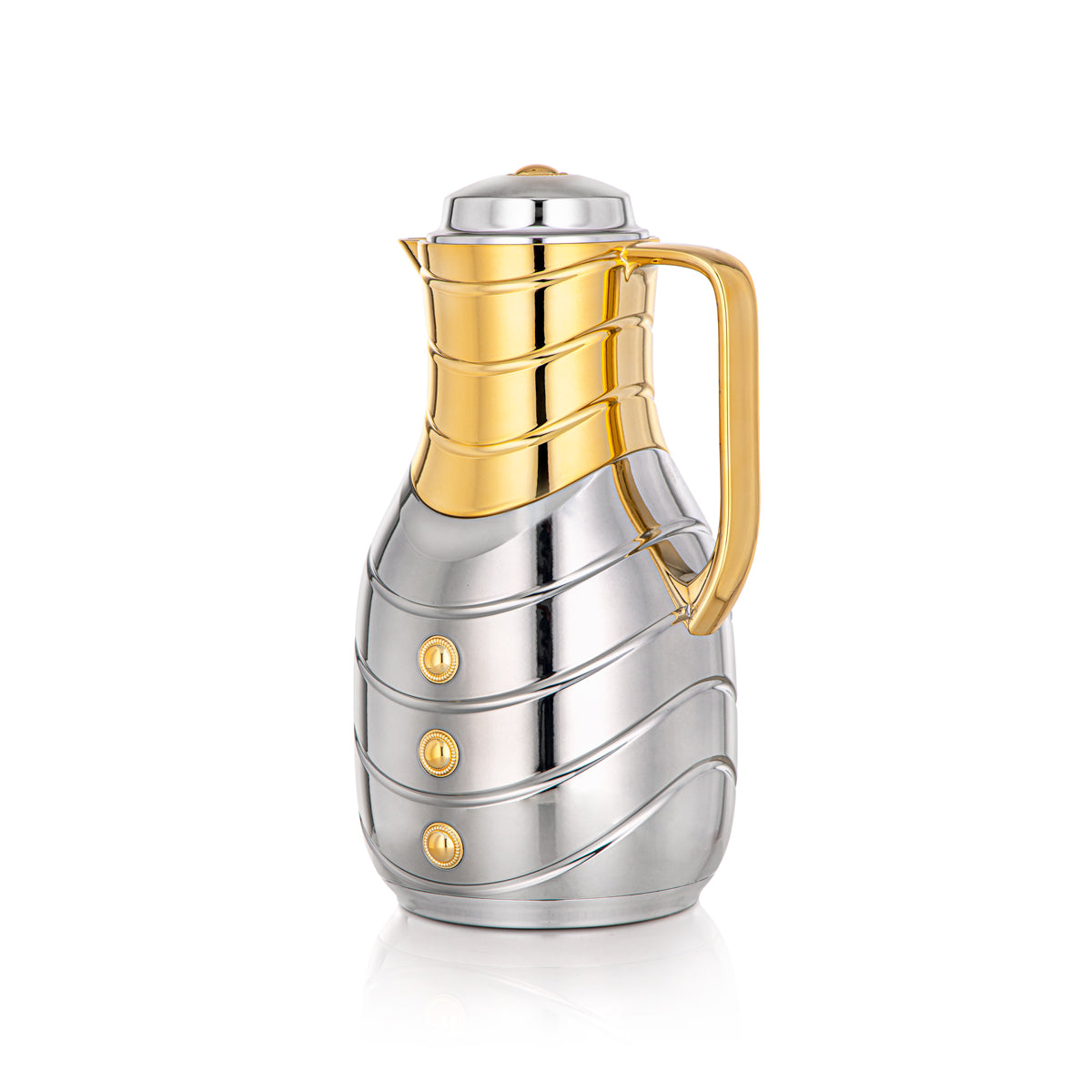 Almarjan 2 Pieces Vacuum Flask Set Soft Silver & Gold - FG203AB-100 C/G
