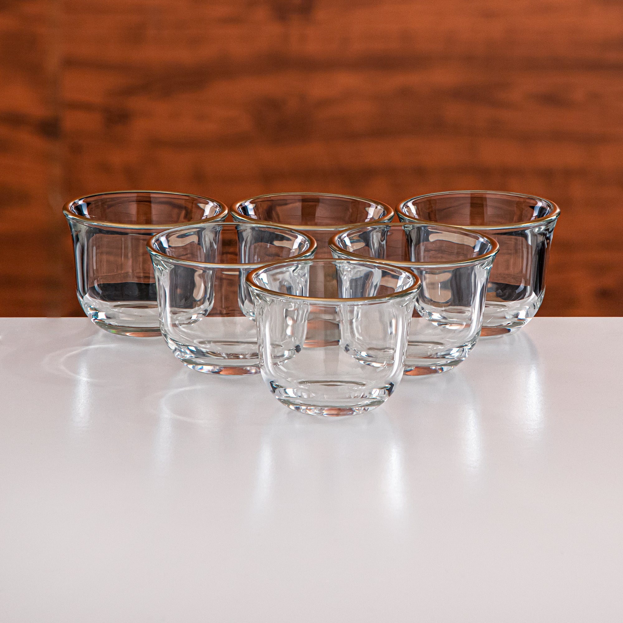 Almarjan Vacuum flask Set 0.5 liter & 1 liter matt nickel & matt gold (FG815-21 MNI/MG)