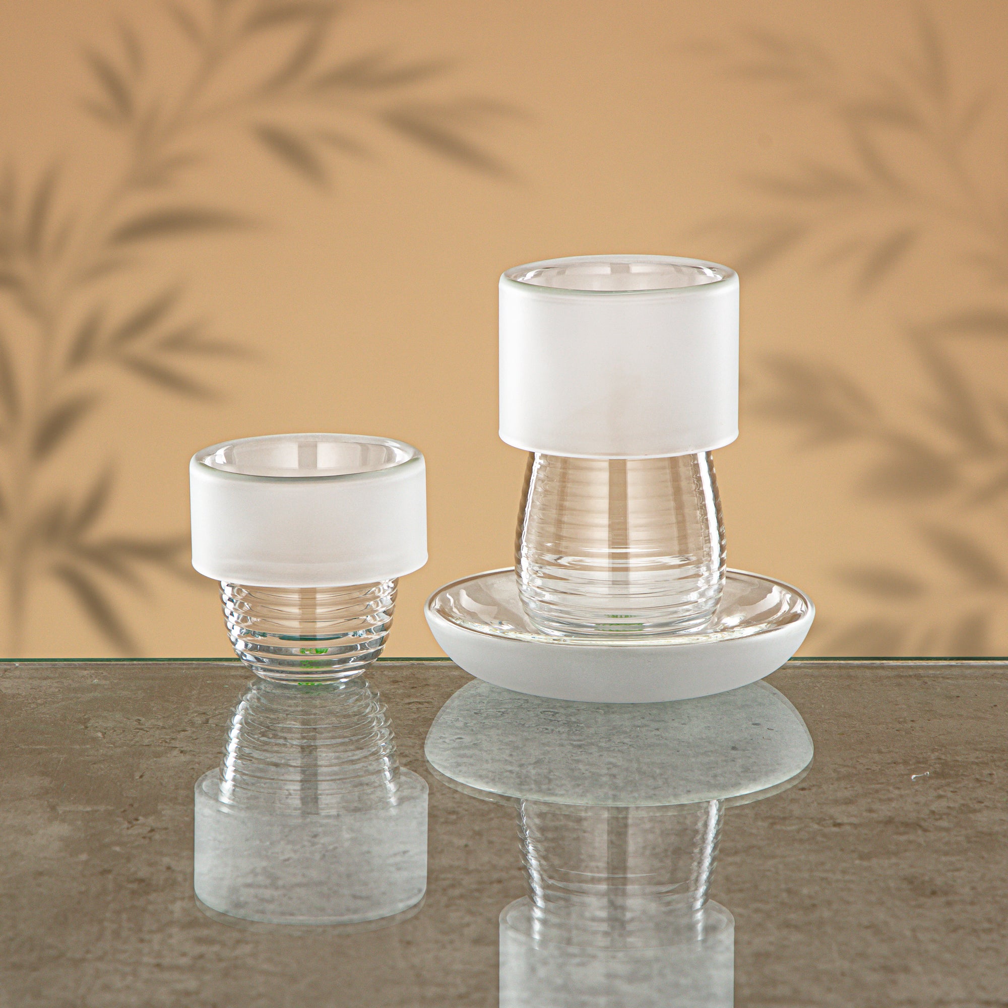 Almarjan Tea Set 18 Pieces Frost & Clear