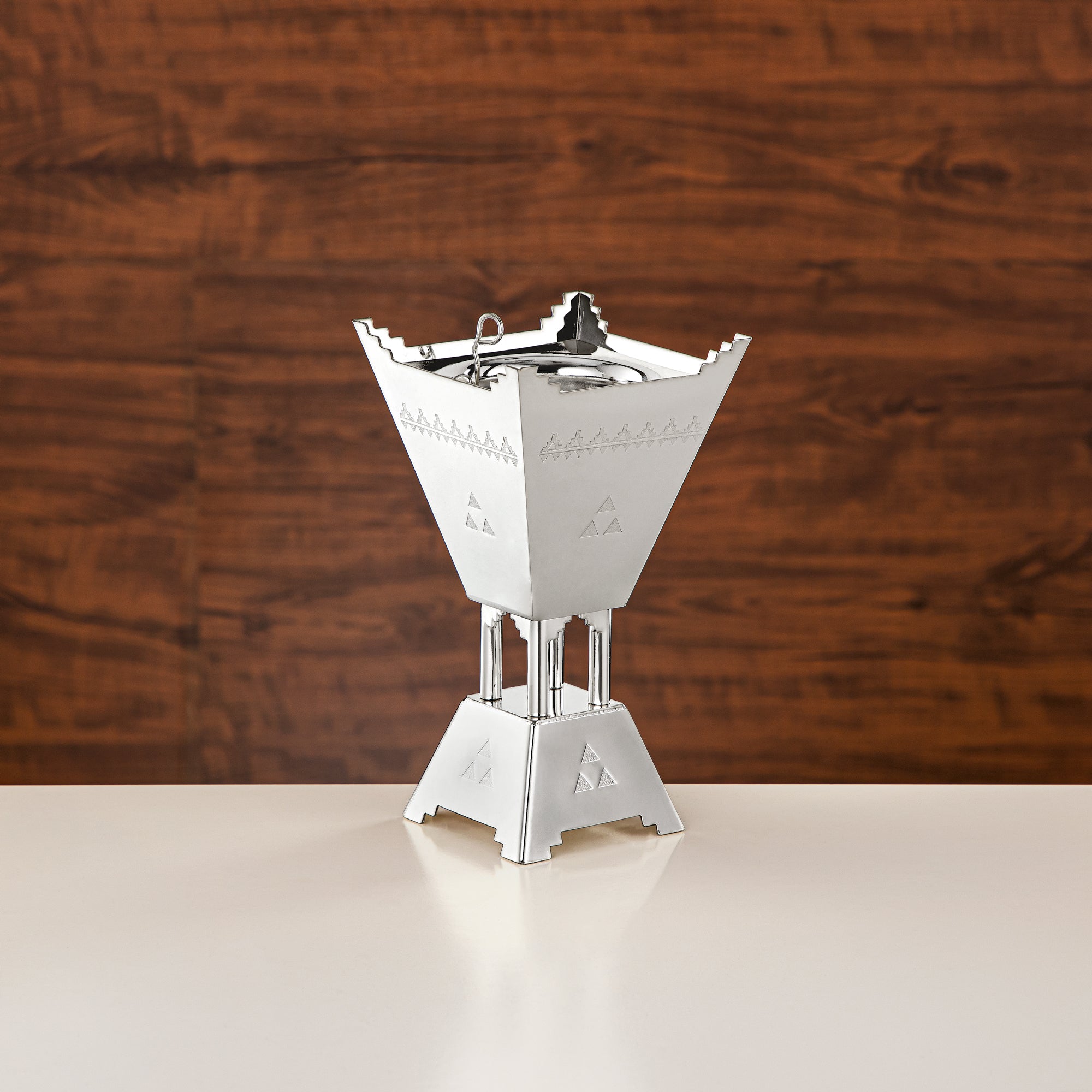 Almarjan 11 CM Incense Burner Silver - HT2411017