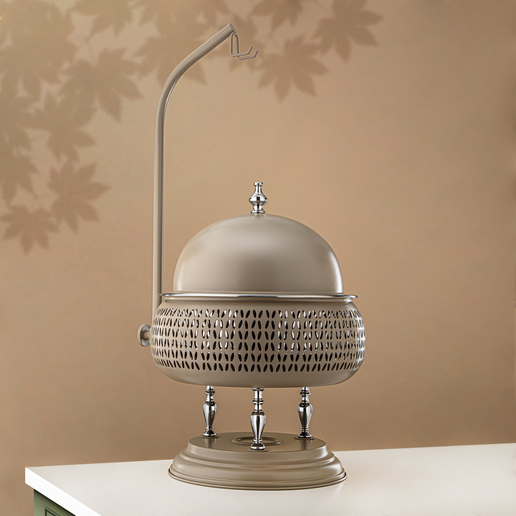 Almarjan Chafing Dish Stainless Steel 8L Beige (MD-3000) - Stylish Serveware