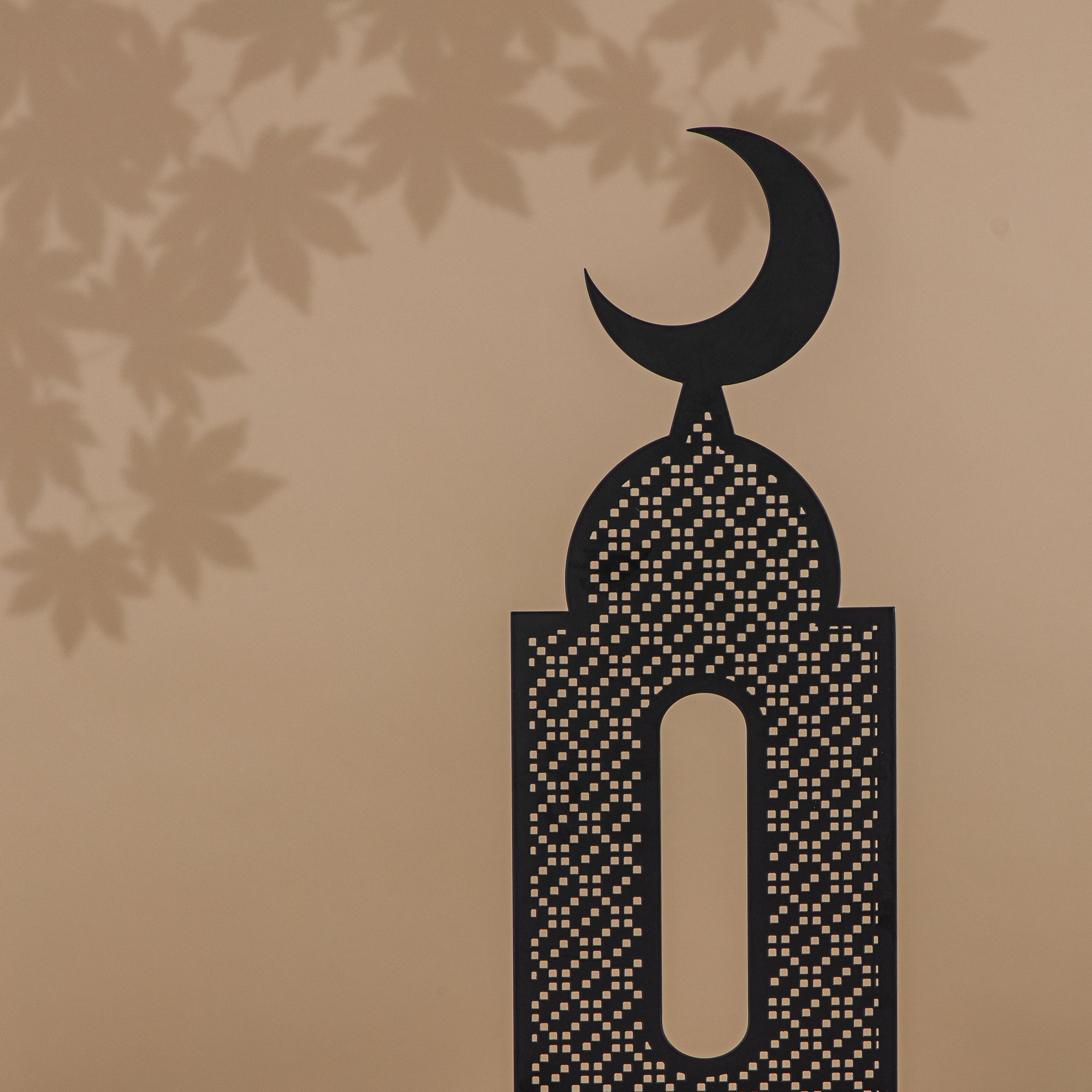 Almarjan Moon Table Decoration, Black (MD-3032 A) - Ramadan Decoration