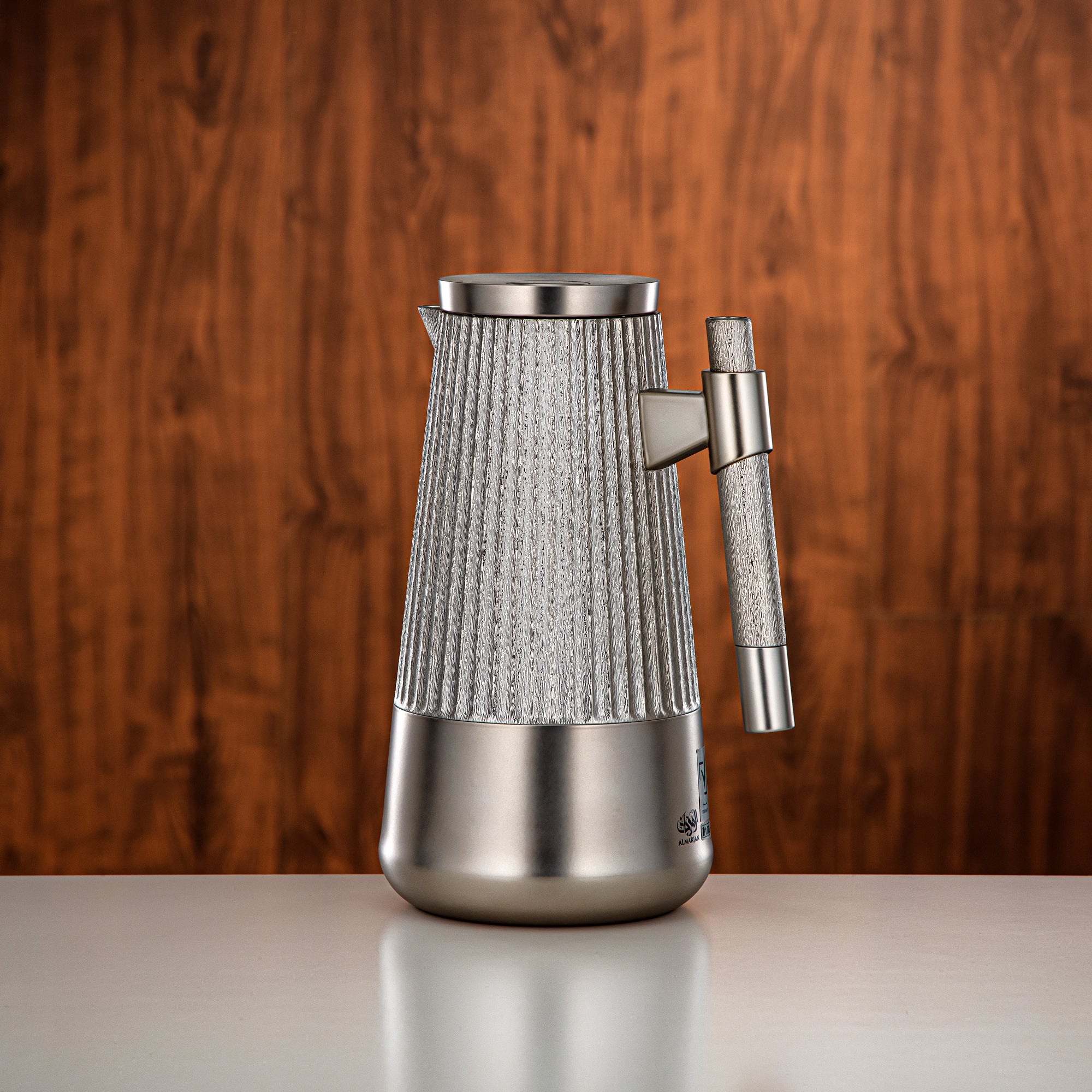 طقم ترامس المرجان 1 لتر + 1 لتر مطفي نيكل