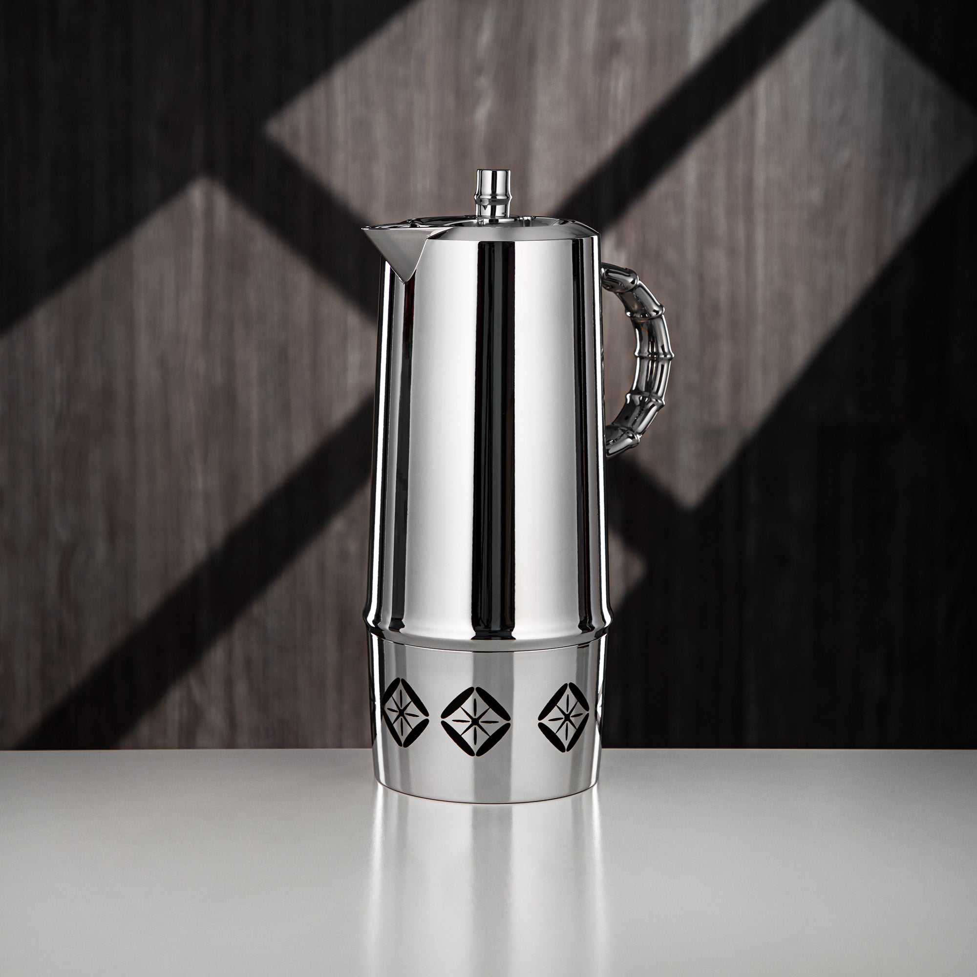 Almarjan Vacuum Flask Set, Push Button, ABS, 0.6L + 1L, Silver (SJ28SS) - Serving Tea & Coffee