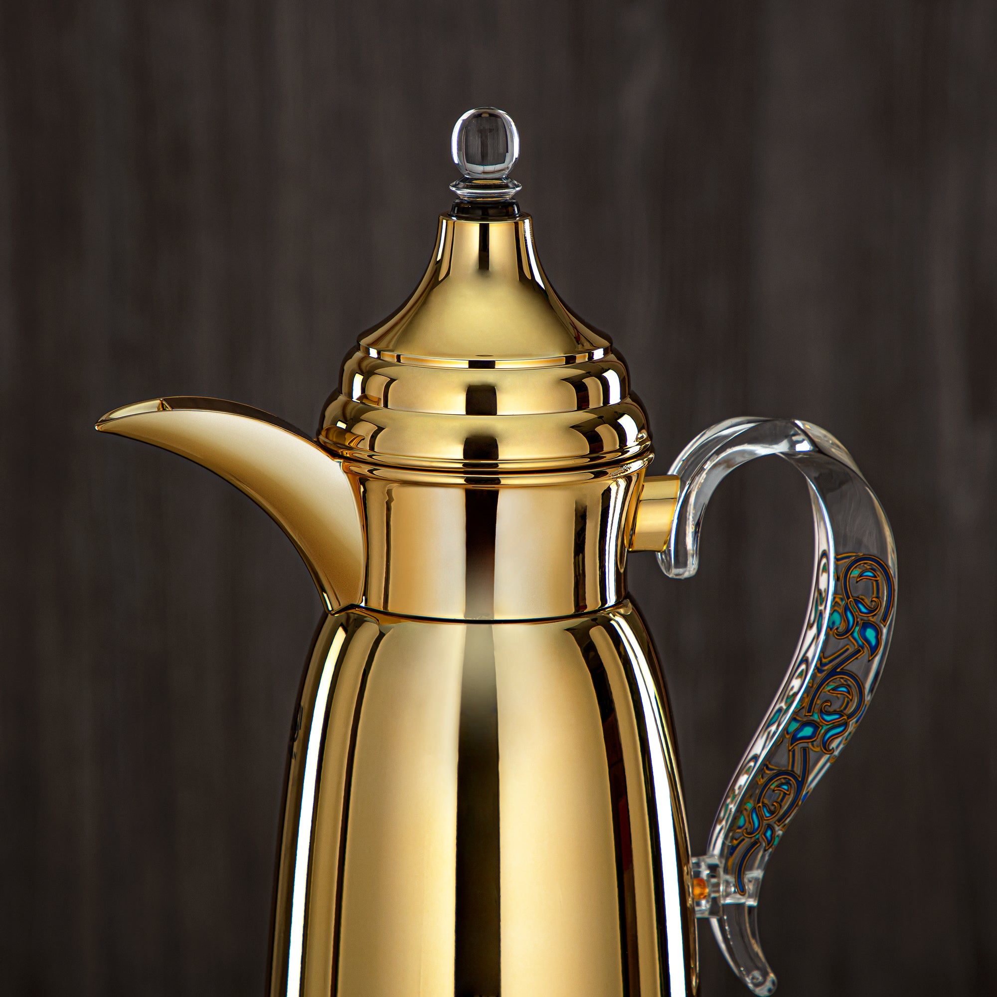 Almarjan 600 ML Stainless Steel Double Wall Flask Gold - SM-2E02-060 G/BLU