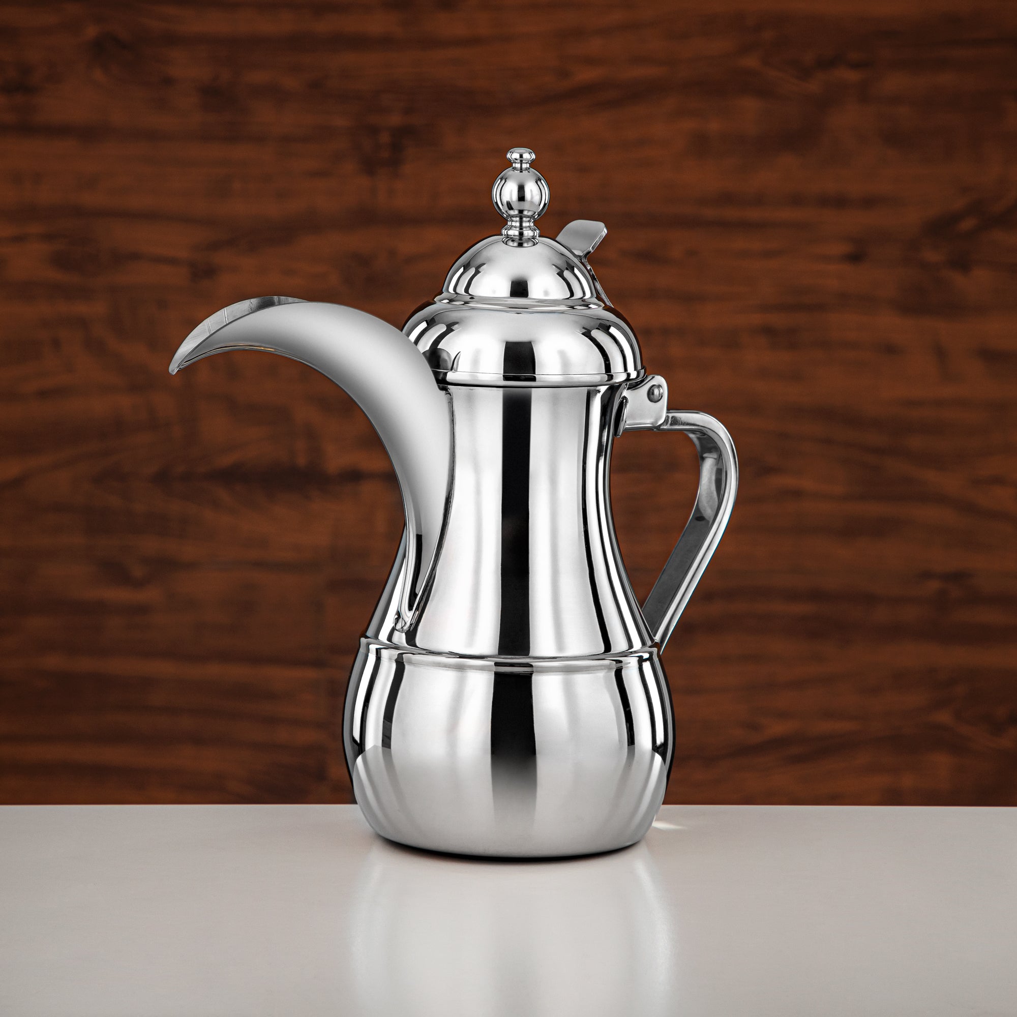 Almarjan Dallah 48oz Silver – Elegance