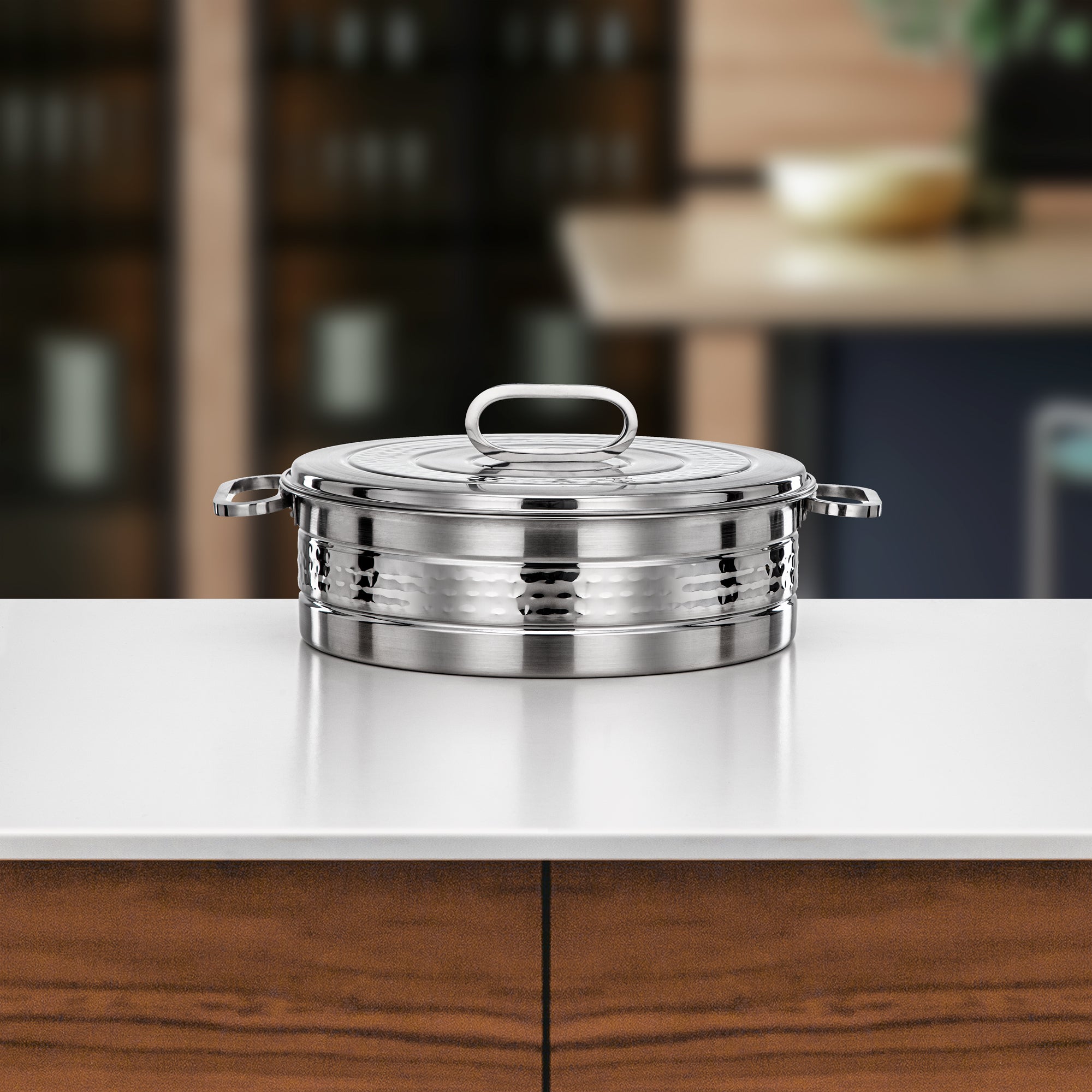 Almarjan Diana Hot Pot 30cm Silver