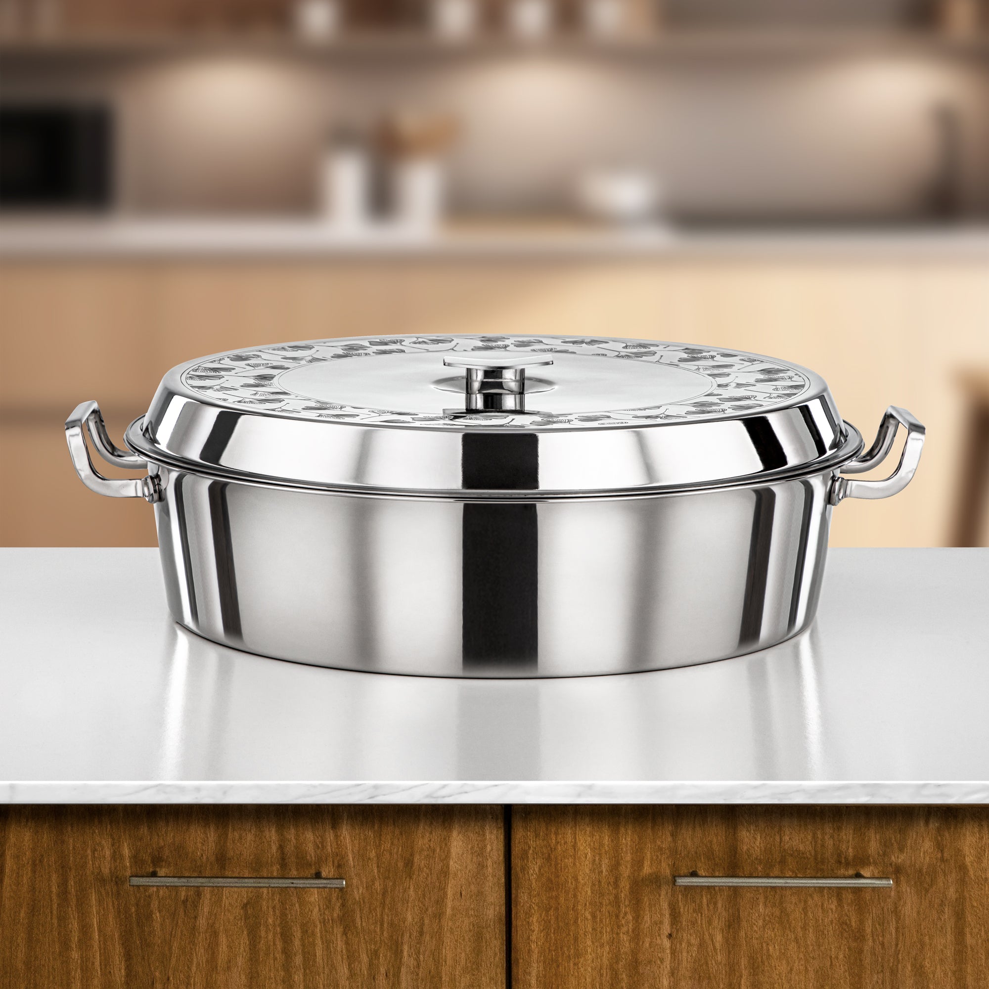 المرجان بدر حرارات 40 سم فضي