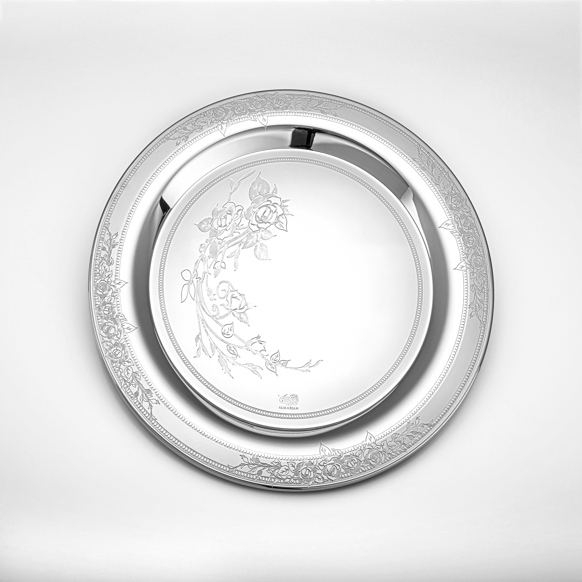 المرجان طقم كيك ستانلس ستيل ستيل 14 قطعة من مجموعة ليا فضي - STS2051275