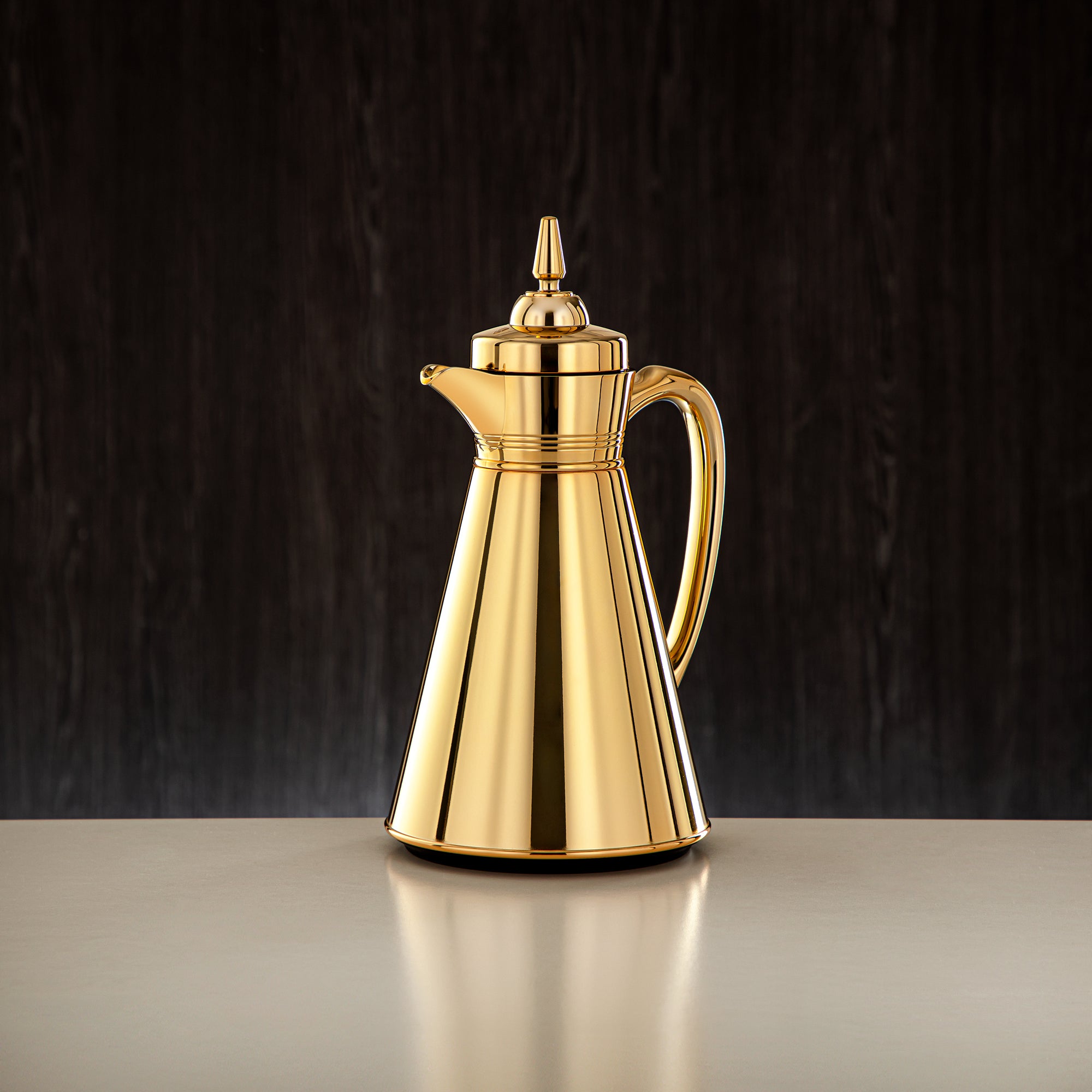 Almarjan Vacuum Flask Set, 0.7L + 1L, Gold (UBC-A0700/B1000 C95) - Ramadan Serveware