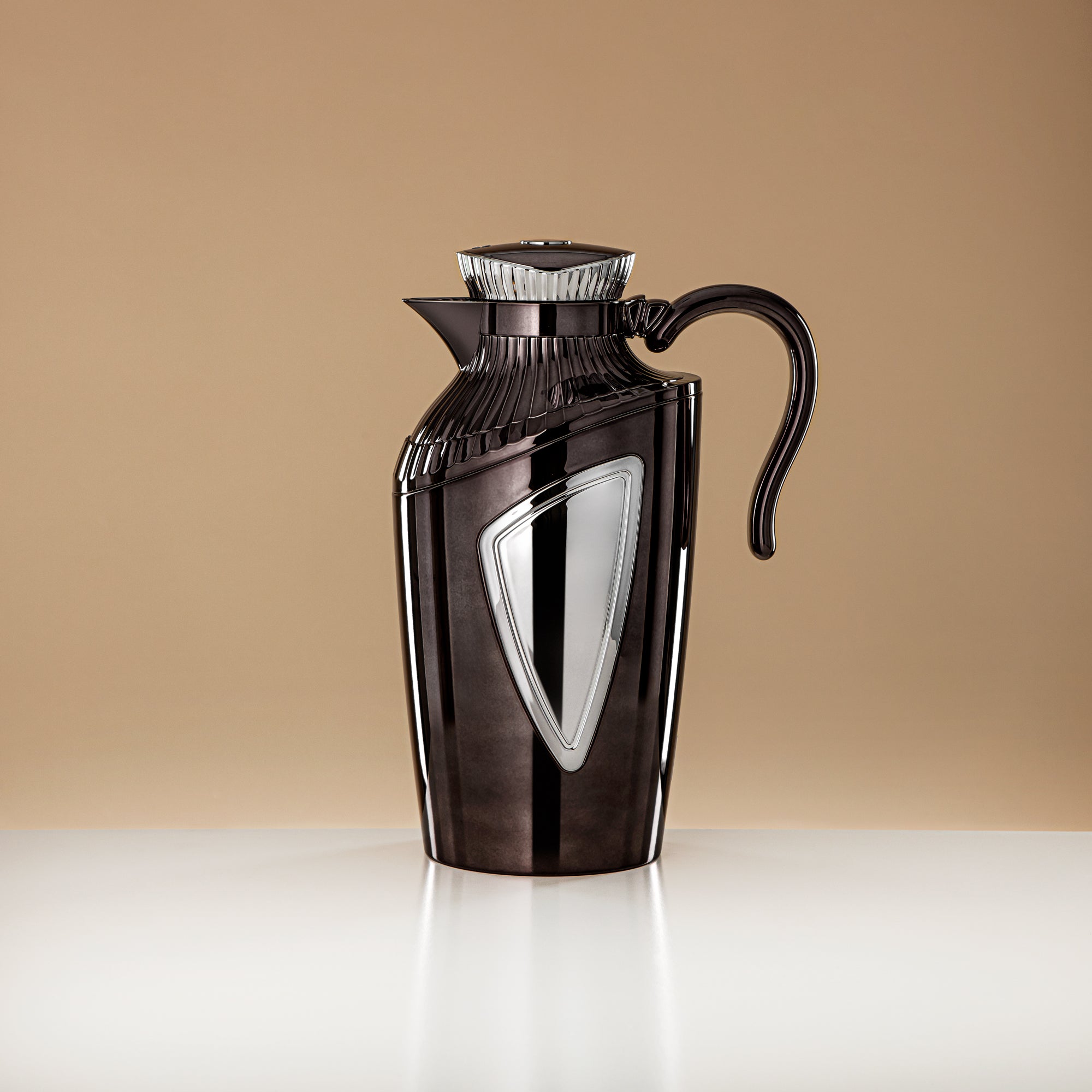 Almarjan 2 Pieces Vacuum Flask Set Gunmetal & Silver - UWP-0700/1000 E10C