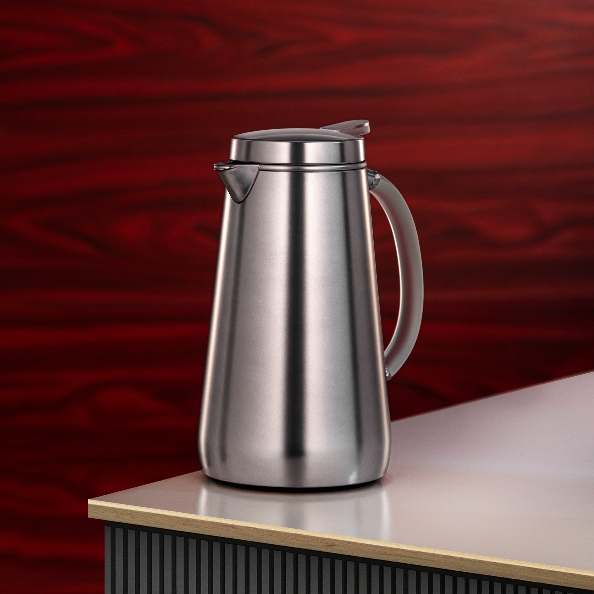 Almarjan Vacuum Flask Set Matt nickel – Ramadan & Gatherings