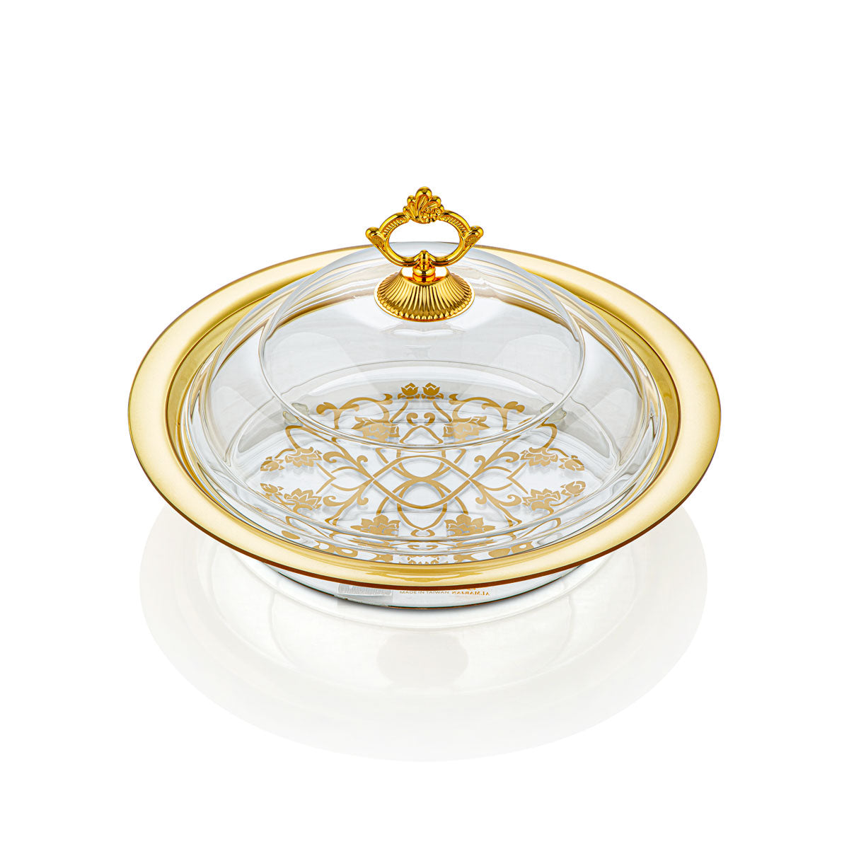 المرجان طبق اكريليك دائري بغطاء - ACR1990041 (200)