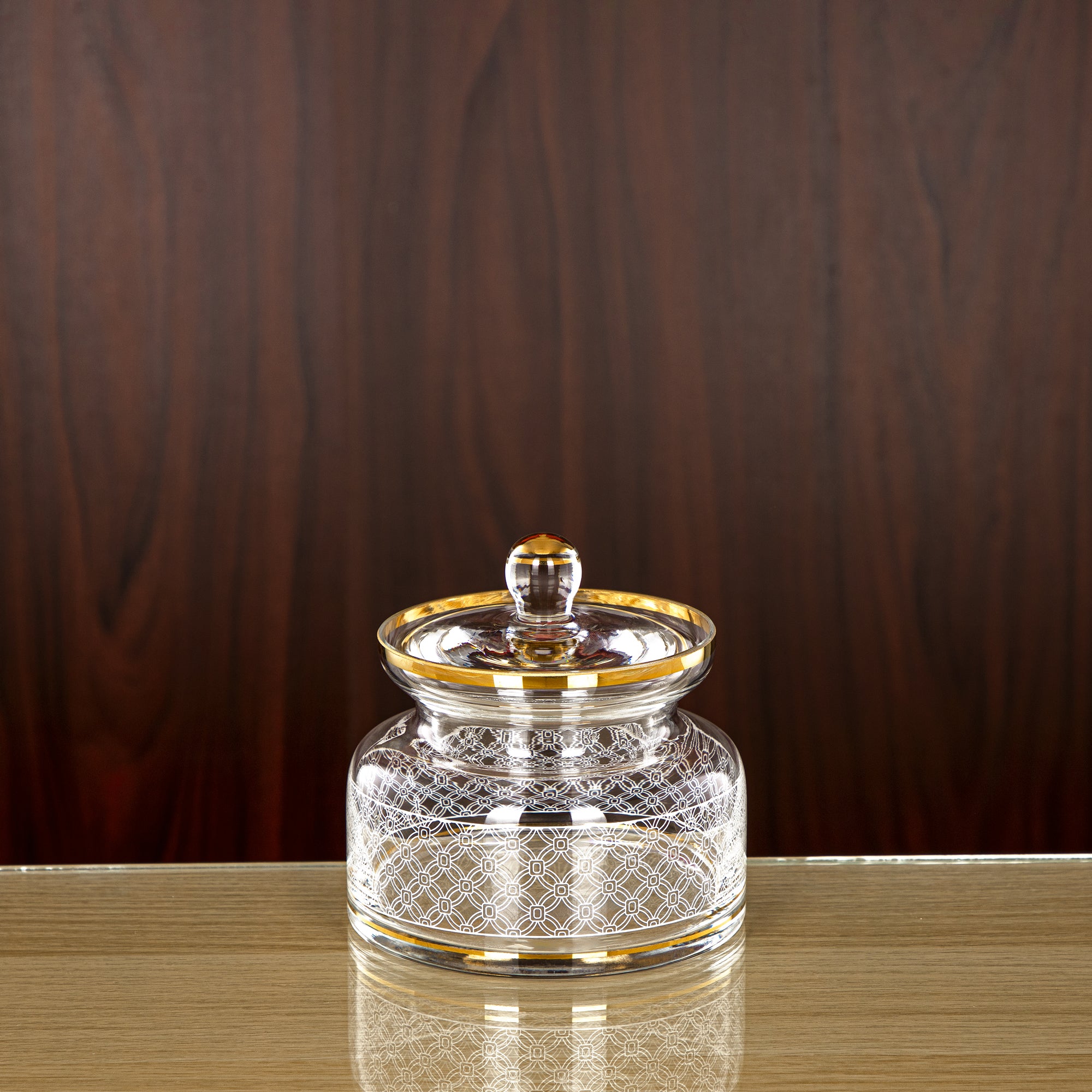 Almarjan 450 ML Glass Candy Bowl - 0187T-SFY