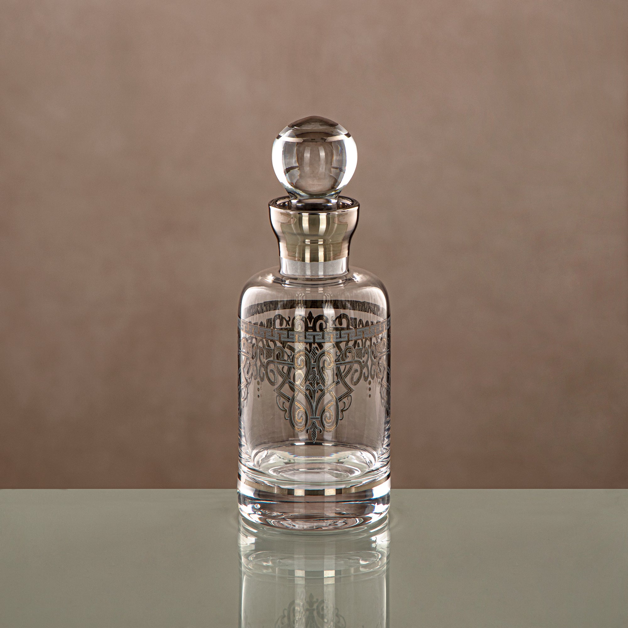 Almarjan Perfume Bottle Clear & silver 16.5 tola (0862P-YCS-SIL) Gatherings, special occasions, Ramadan, eid