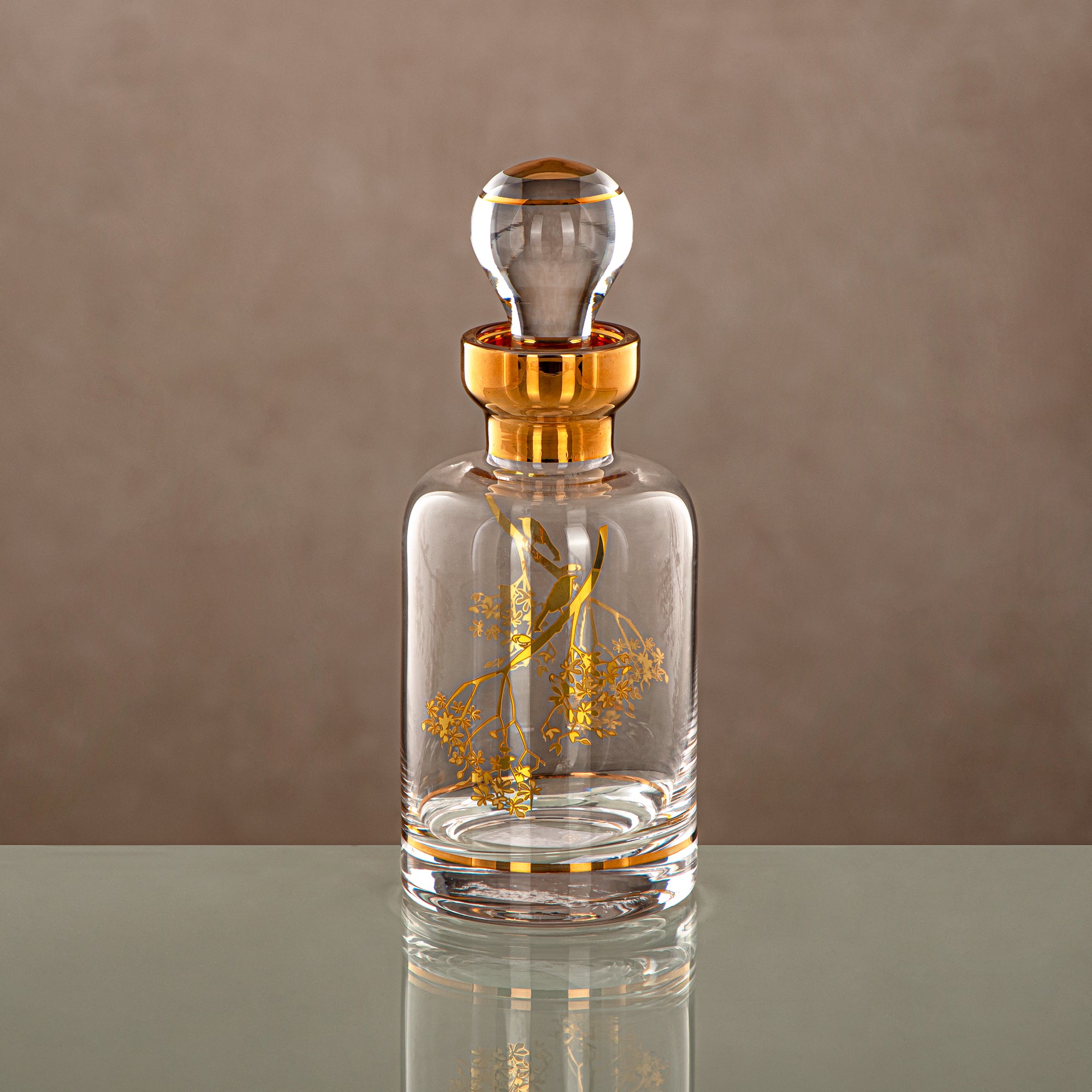 Almarjan Perfume Bottle Clear & Gold 29 tola (0863P-XQZT-GLD) Gatherings, special occasions, Ramadan, eid