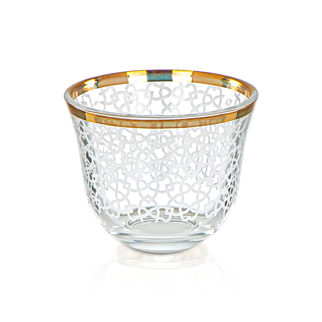Almarjan 50 ML Glass Cawa Cup - 1013B-HEX