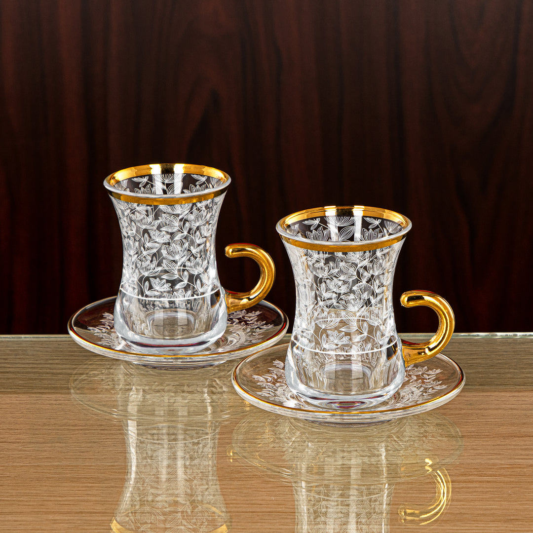 Almarjan 120 ML Glass Tea Cup - 1043BJ-0001P-SYE