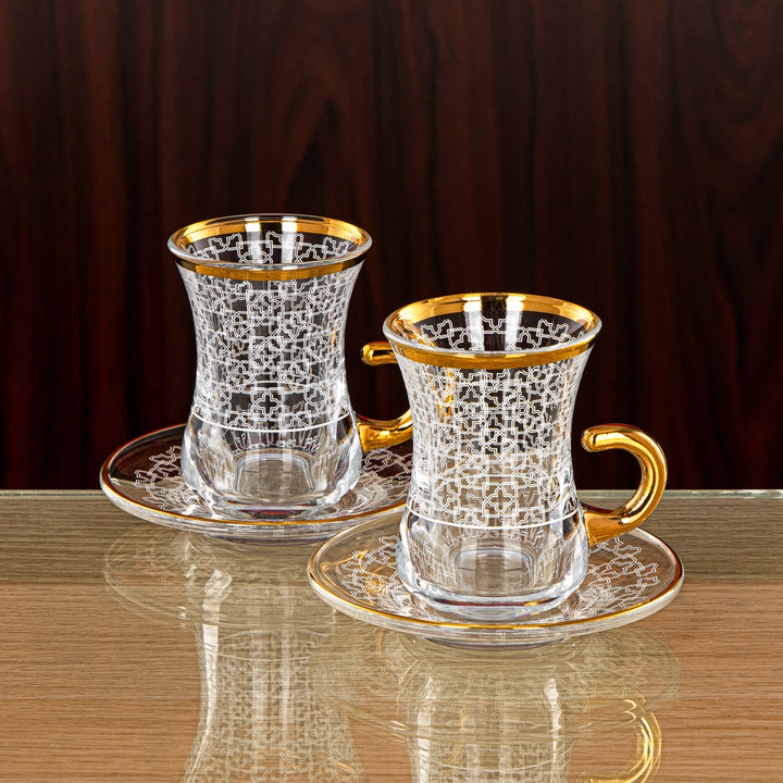 Almarjan 120 ML Glass Tea Cup - 1043BJ-0001P-SZH