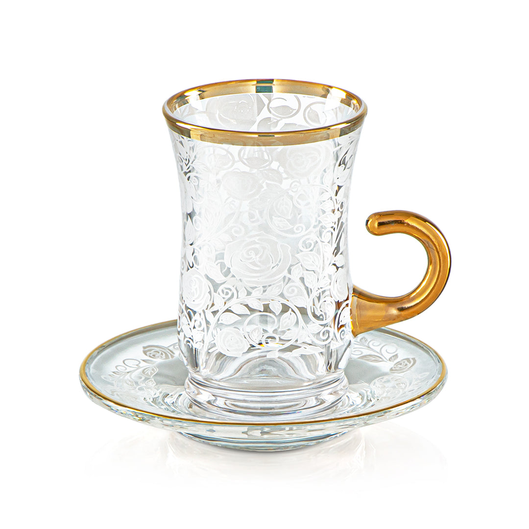Almarjan 120 ML Glass Tea Cup - 1043BJ-0001P-WRT