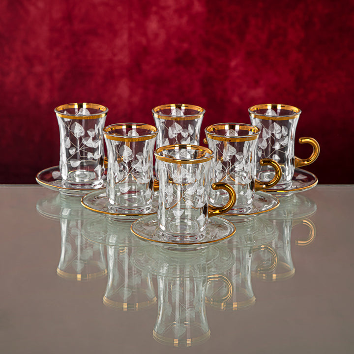 Almarjan 120 ML Glass Tea Cup - 1043BJ-0001P-YLX