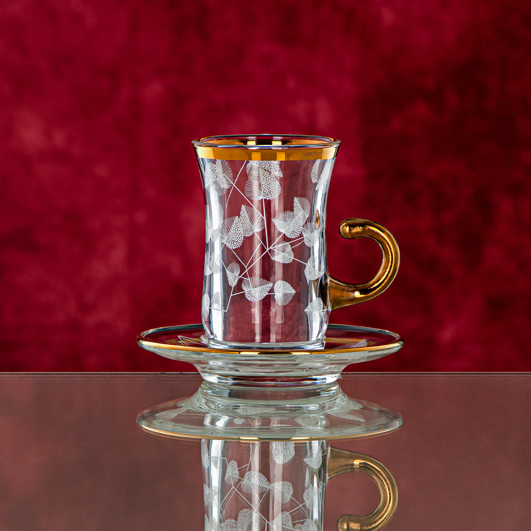 Almarjan 120 ML Glass Tea Cup - 1043BJ-0001P-YLX