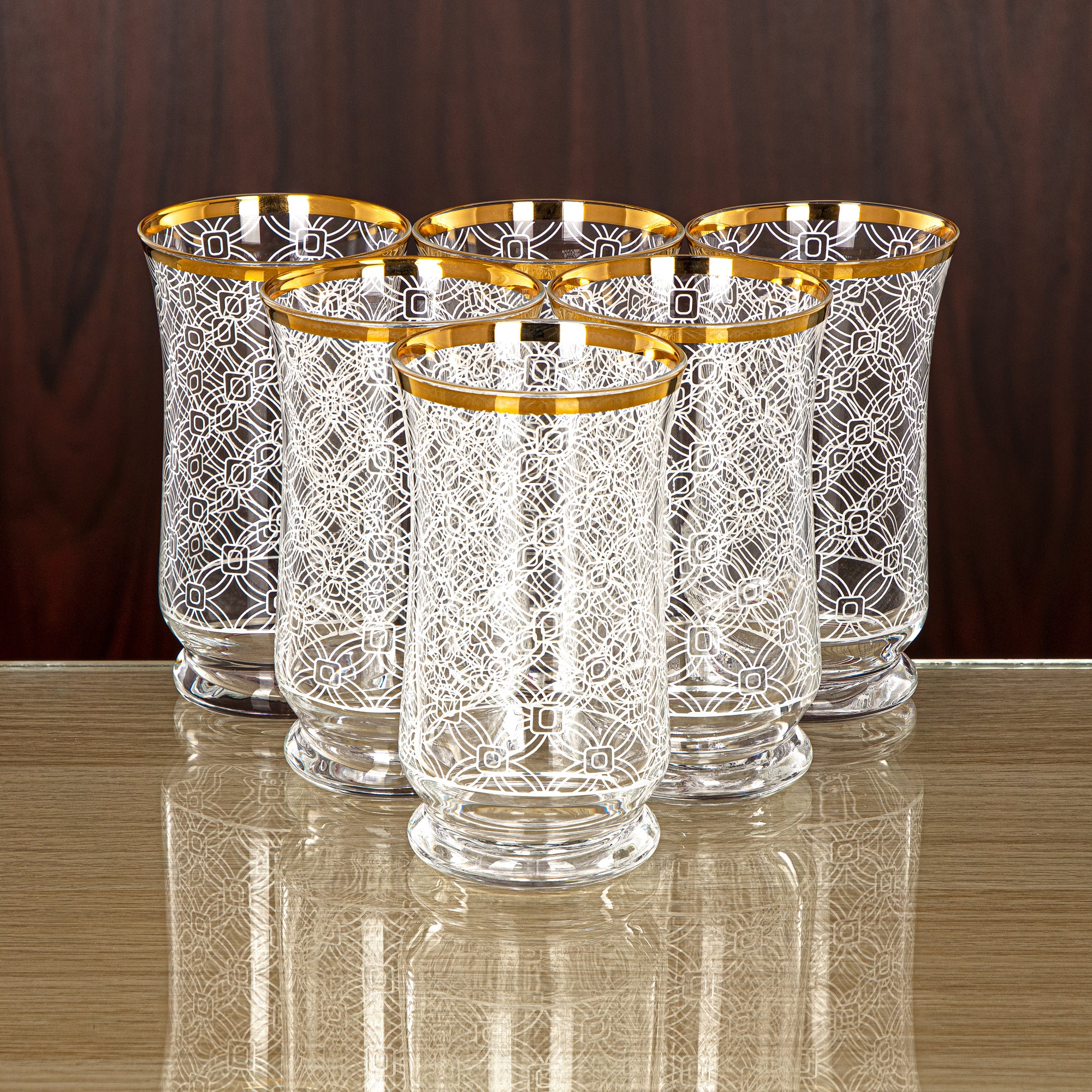 Almarjan 250 ML Glass Water Cup - 1102B-SFY