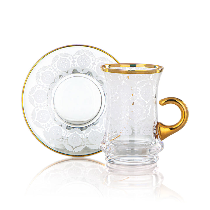 Almarjan 120 ML Glass Tea Cup - 1265B-0001P-AGW