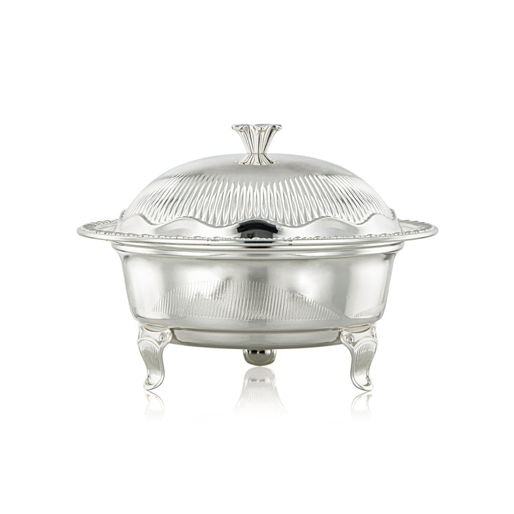 Almarjan 22 CM Date Bowl With Cover Silver - 222L-S