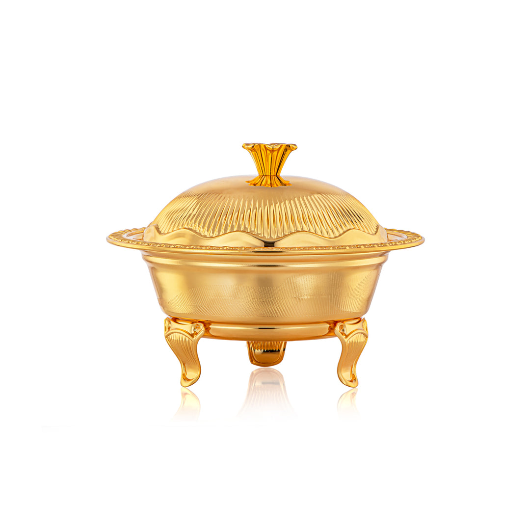 Almarjan 18 CM Date Bowl With Cover Gold - 222S-FG