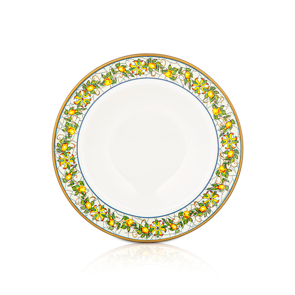 Almarjan 22 CM Tohfa Collection Enamel Deep Plate - 287421135