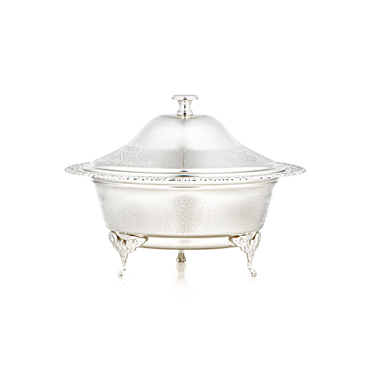 ALMARJAN 20 CM Date Bowl With Cover Silver 851-27S