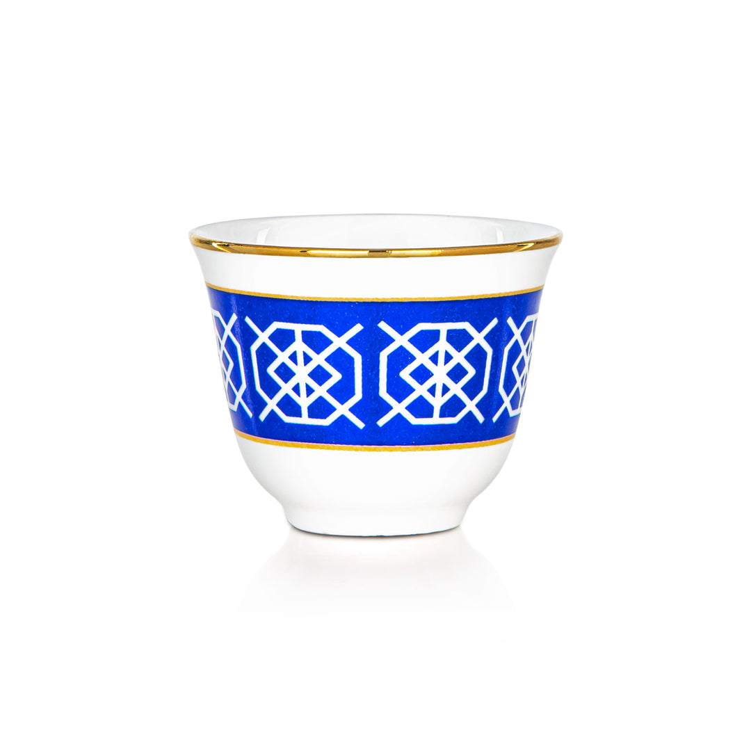 Almarjan 6 Pieces Mikyas Collection Porcelain Cawa Cups - 87100