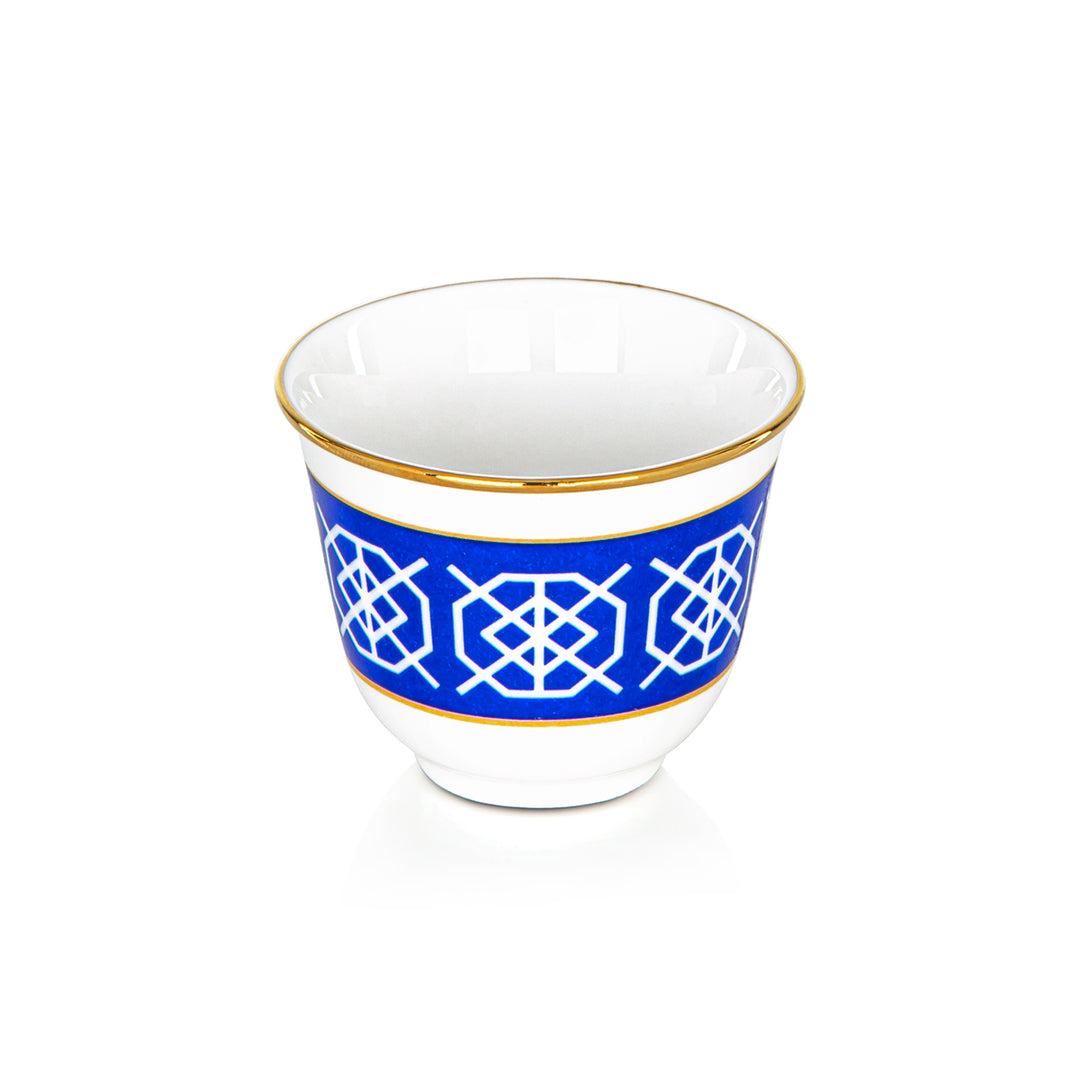 Almarjan 6 Pieces Mikyas Collection Porcelain Cawa Cups - 87100