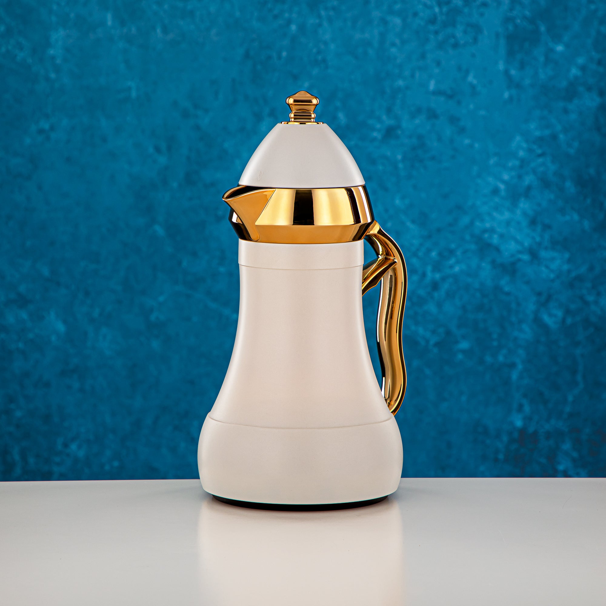 Almarjan 2 Pieces Vacuum Flask Set White & Gold - AMJ-070/B070Q330YZC95