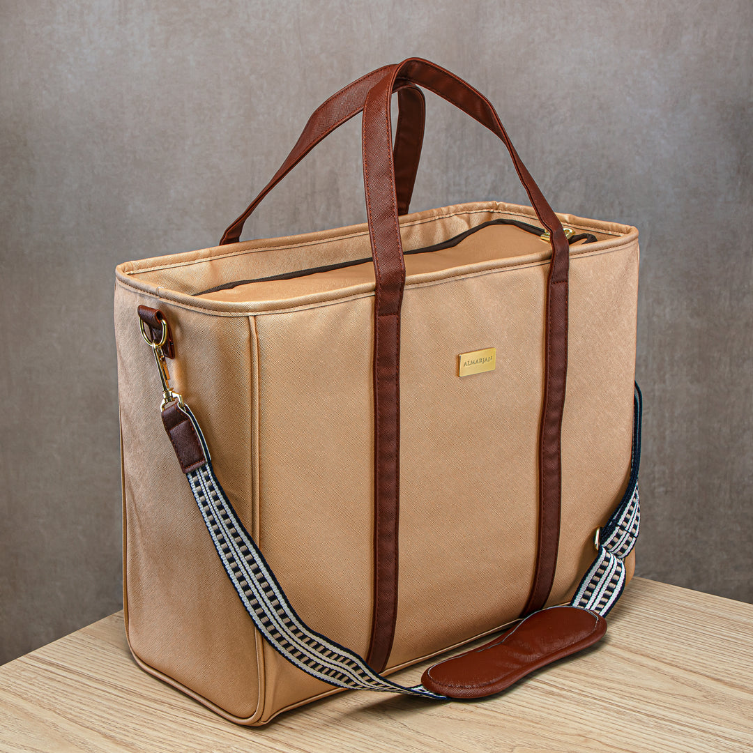 Almarjan Fashion Picnic Bag Gold - BAG2570102