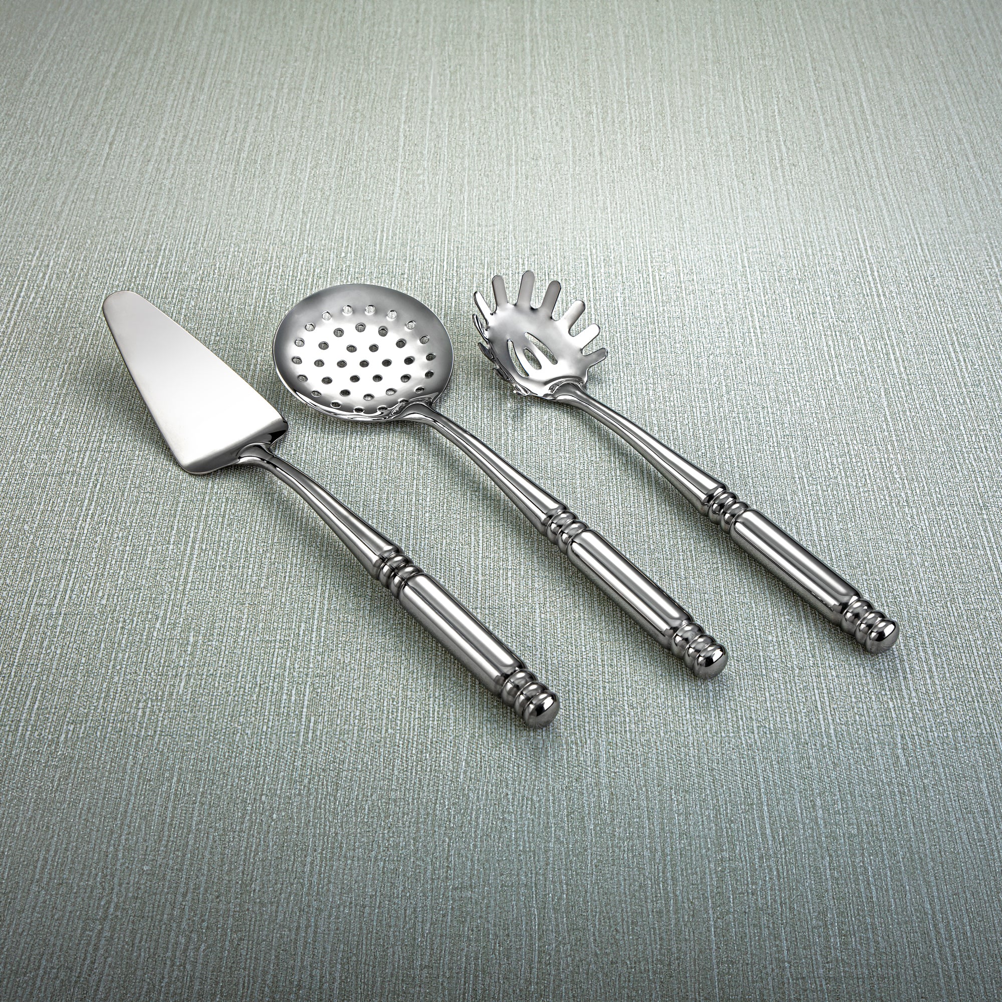 Almarjan Stainless Steel 7 Pieces Kitchen Tool Set Silver - CUT0010249