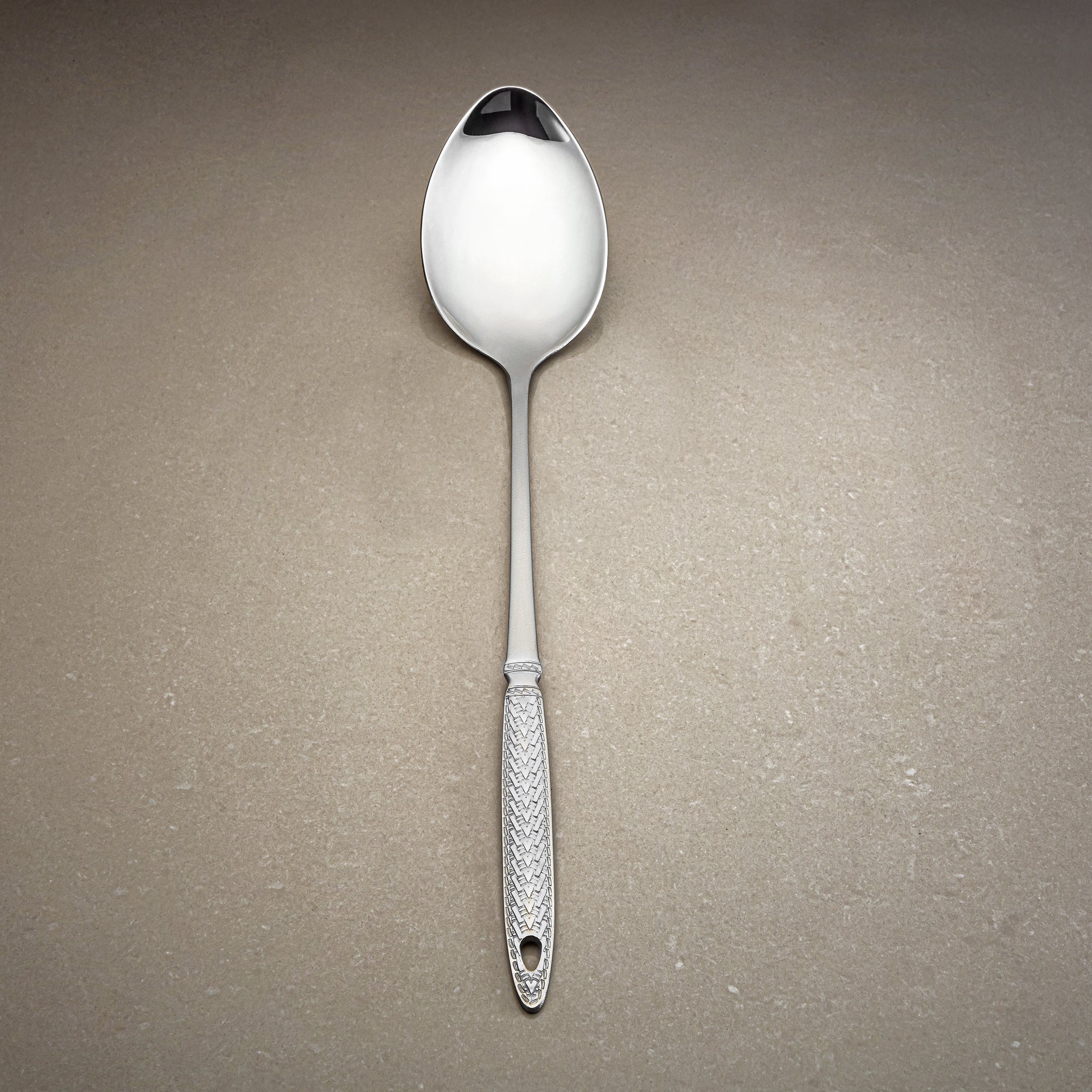 Almarjan Pasting Spoon, Stainless Steel, Silver (CUT0010497) Elegant Flatware