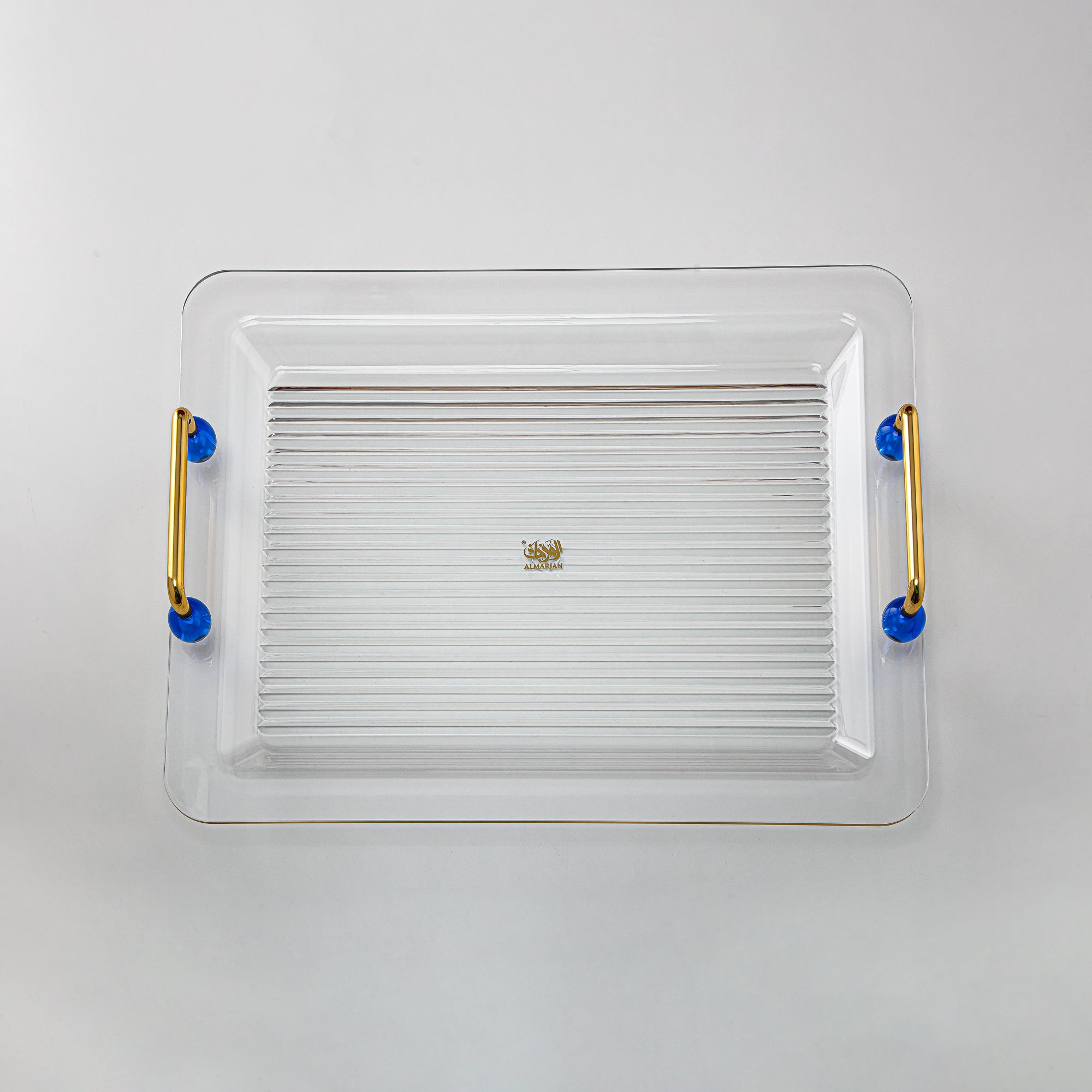 Almarjan 45 CM Rectangle Acrylic Tray - FB03-450 NV/G