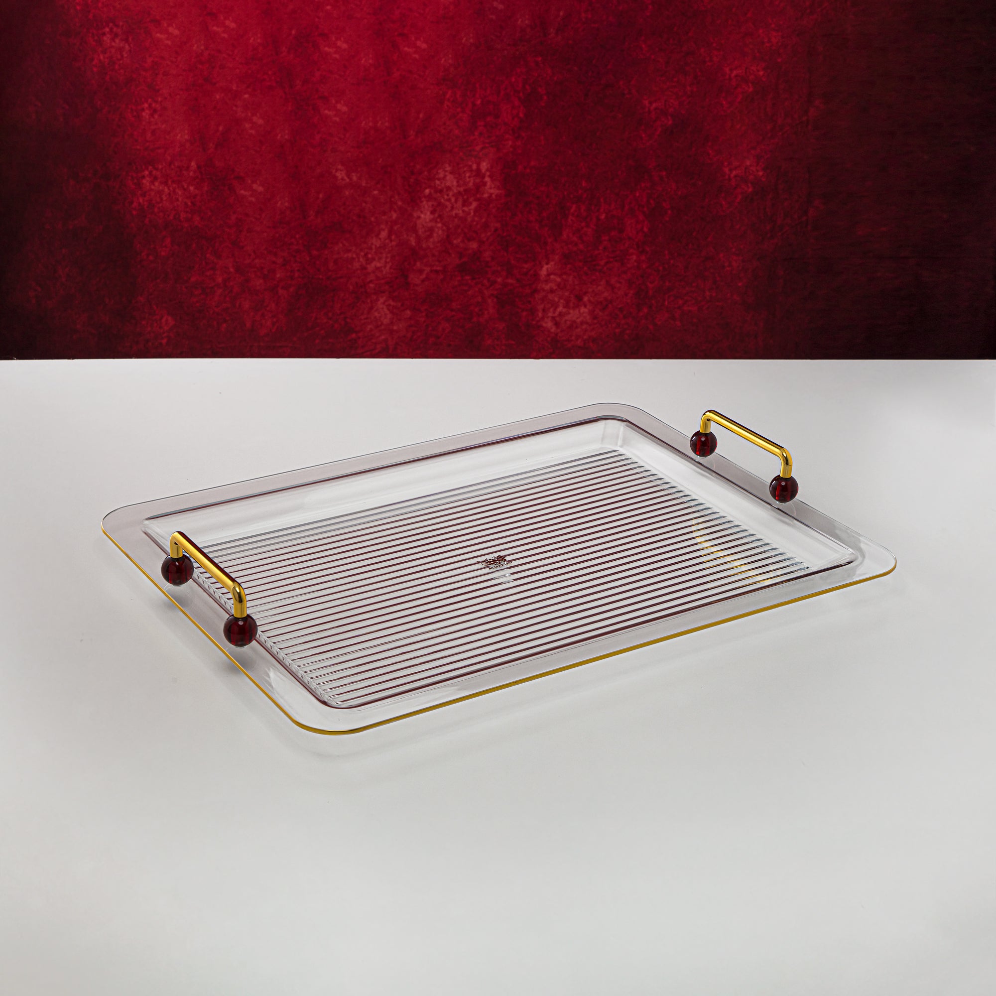 Almarjan 55 CM Rectangle Acrylic Tray - FB03-550 MAR/G