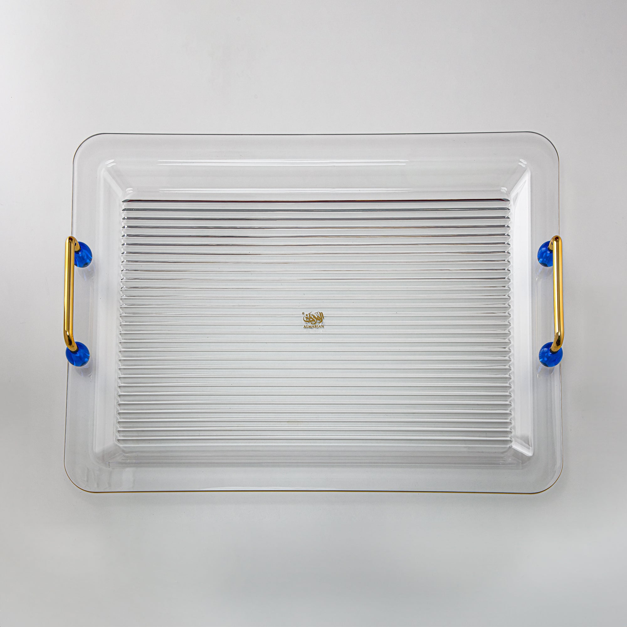 Almarjan 55 CM Rectangle Acrylic Tray - FB03-550 NV/G